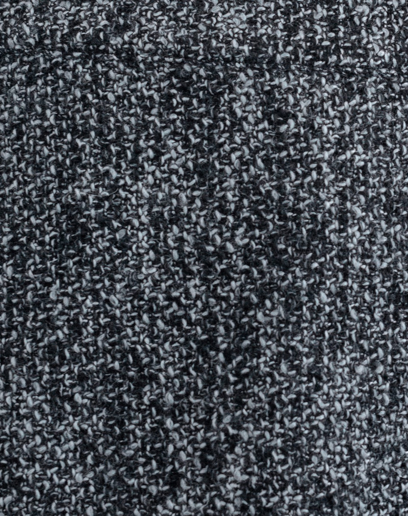 Letty Tailored Mini Skirt in Black and White-Nico Sky