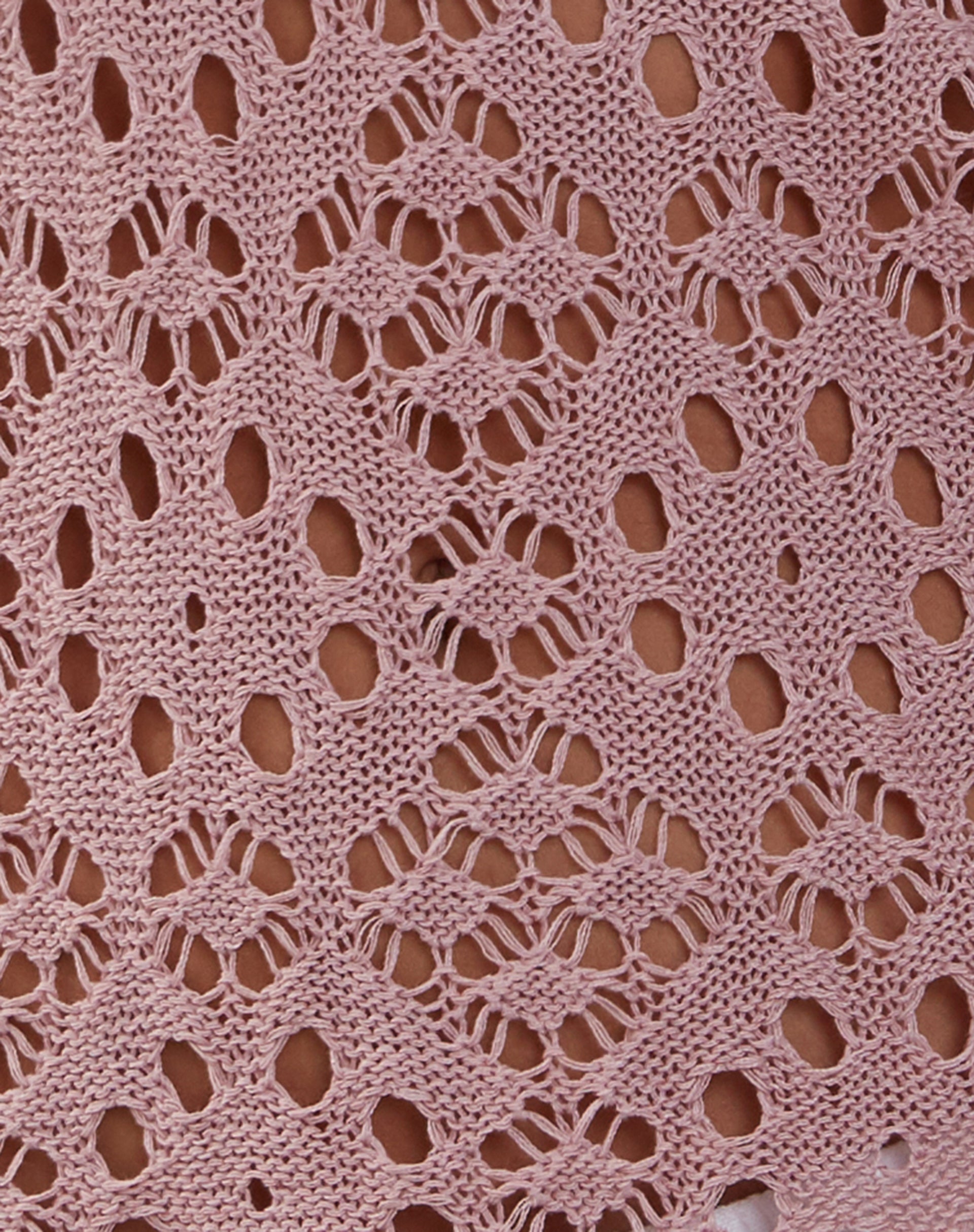 Limu Crochet Cami Top in Dusty Pink-Nico Sky