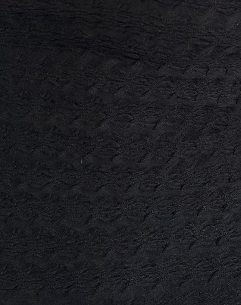 Lindsay Top in Textured Black-Nico Sky