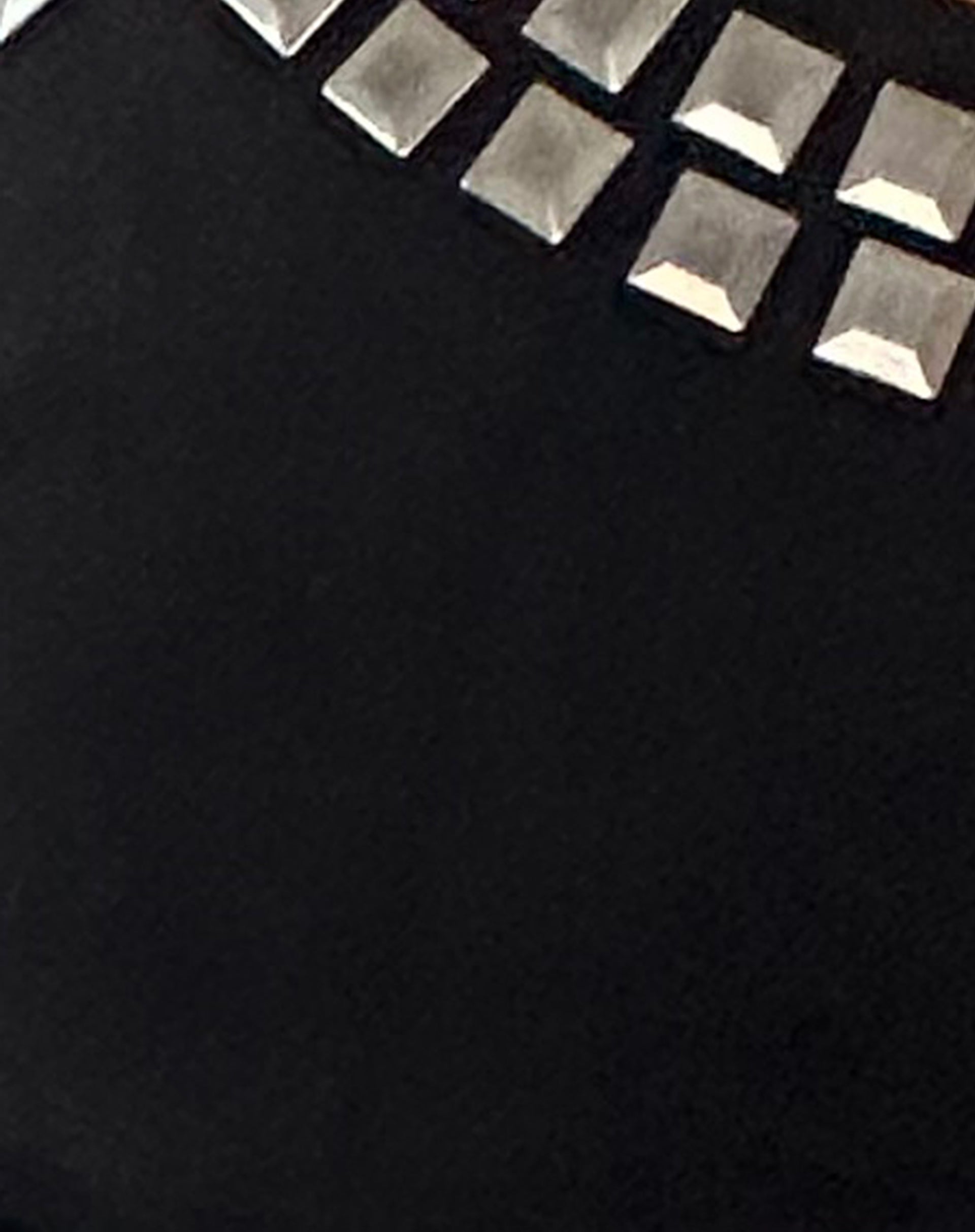 Liu Studded Bralette in Black Tailoring-Nico Sky