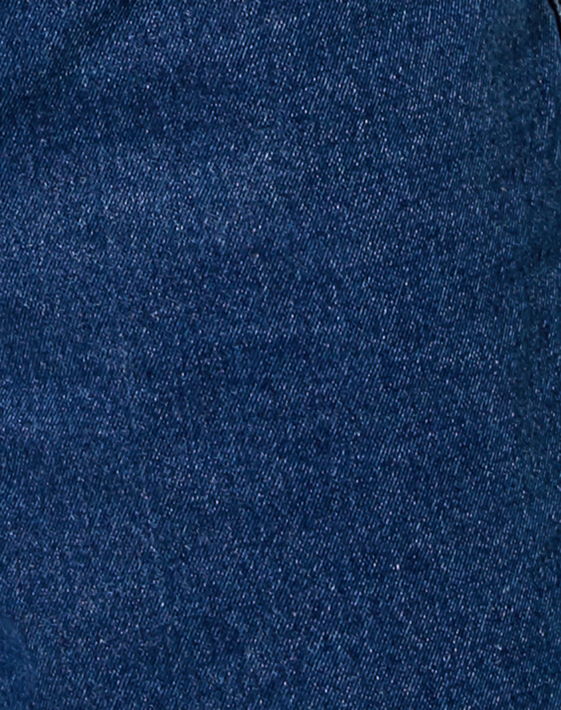 Loose Fit Denim Short in Classic Blue-Nico Sky