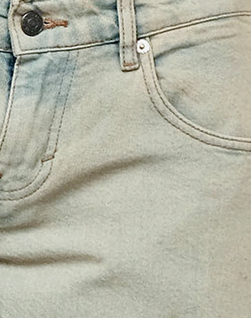 Low Rise Roomy Jeans in Desert Sand Wash-Nico Sky