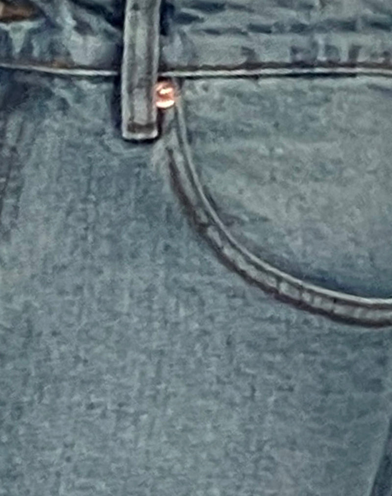 Low Rise Roomy Jeans in Vintage Bleach-Nico Sky