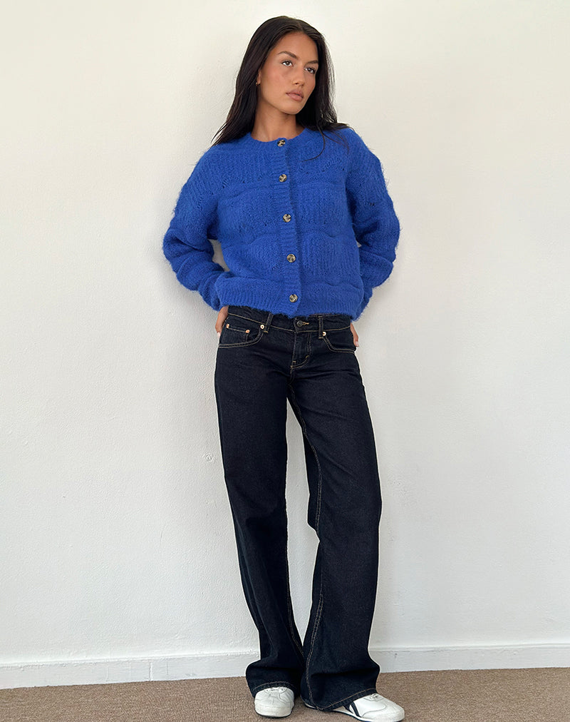 Luciana Cardigan in Cobalt Blue-Nico Sky