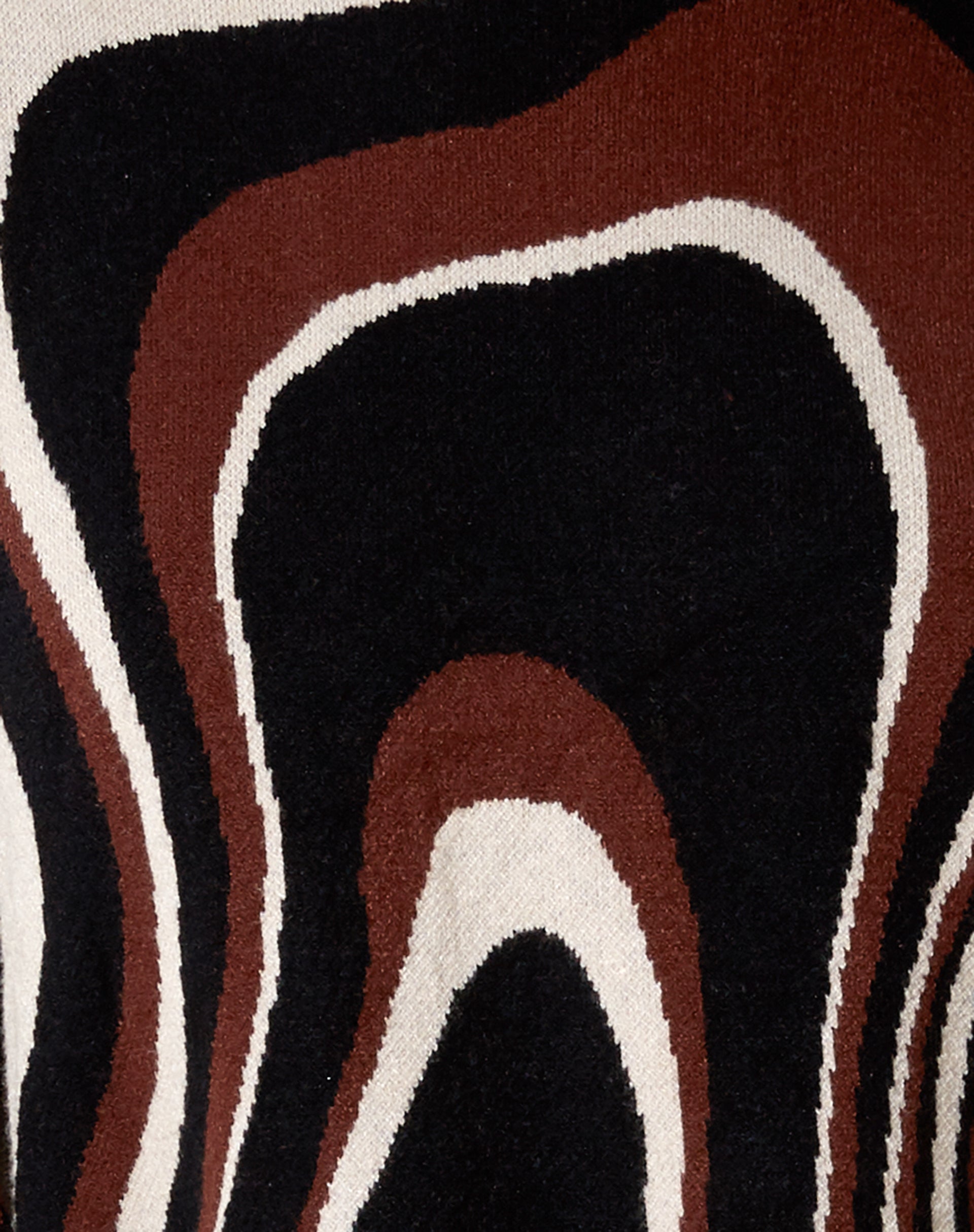 Mably Jumper in Mega Ripple Brown-Nico Sky