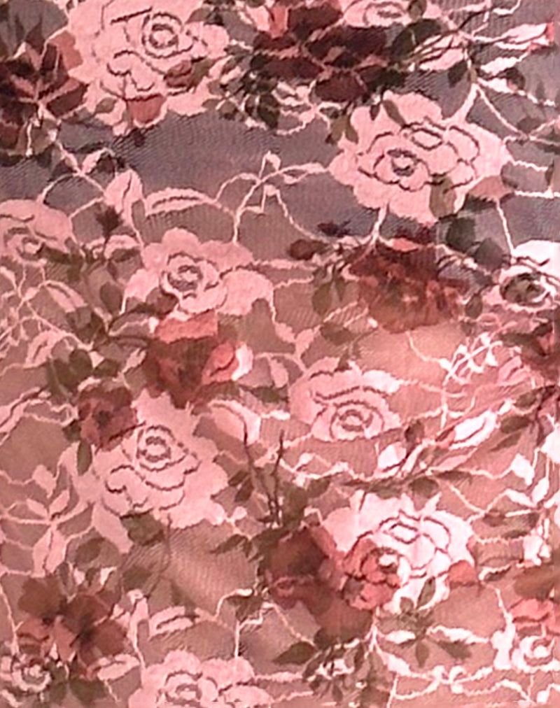 Magita Top in Pink Lace Floral Bloom-Nico Sky