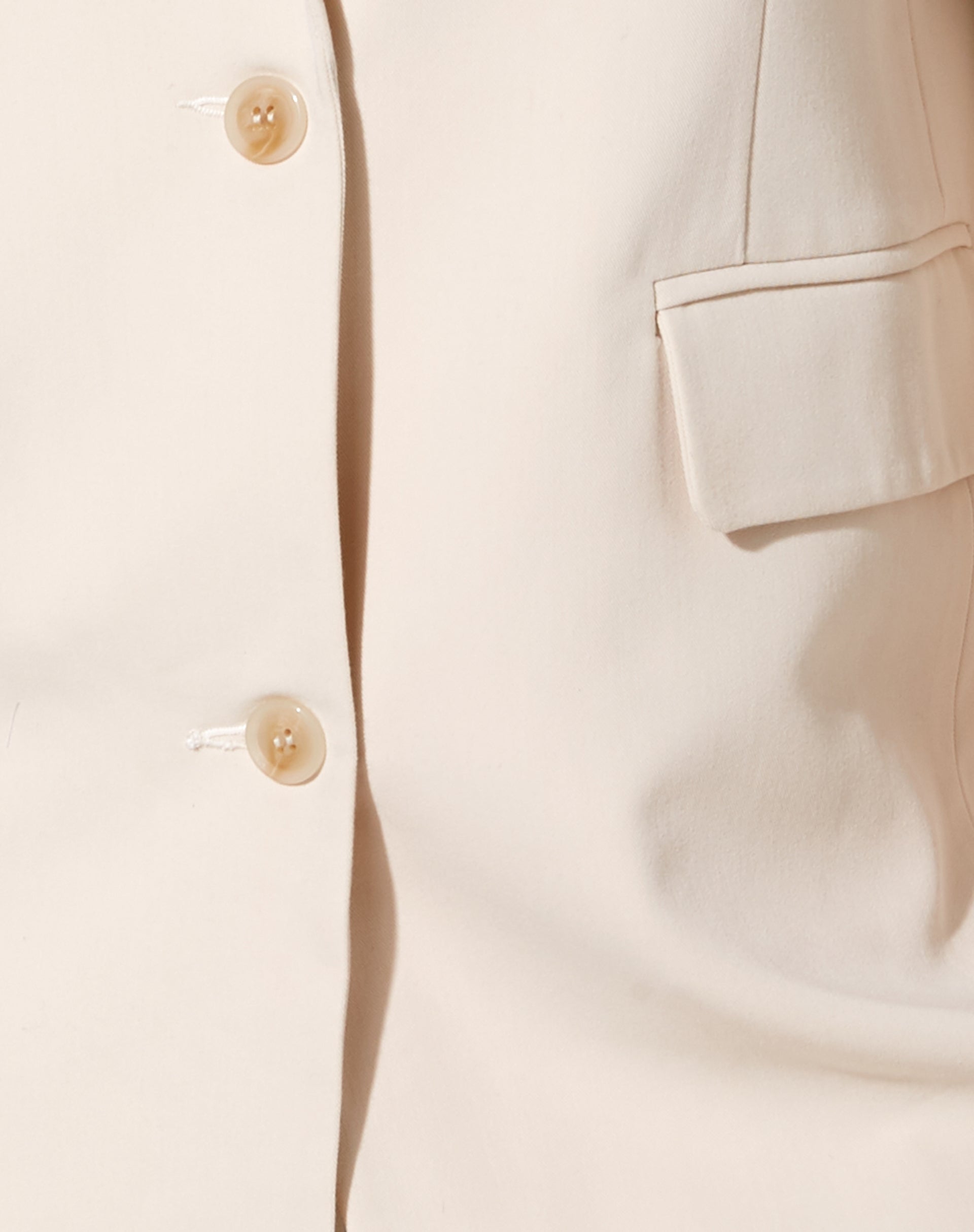 Maiwa Blazer in Cream-Nico Sky