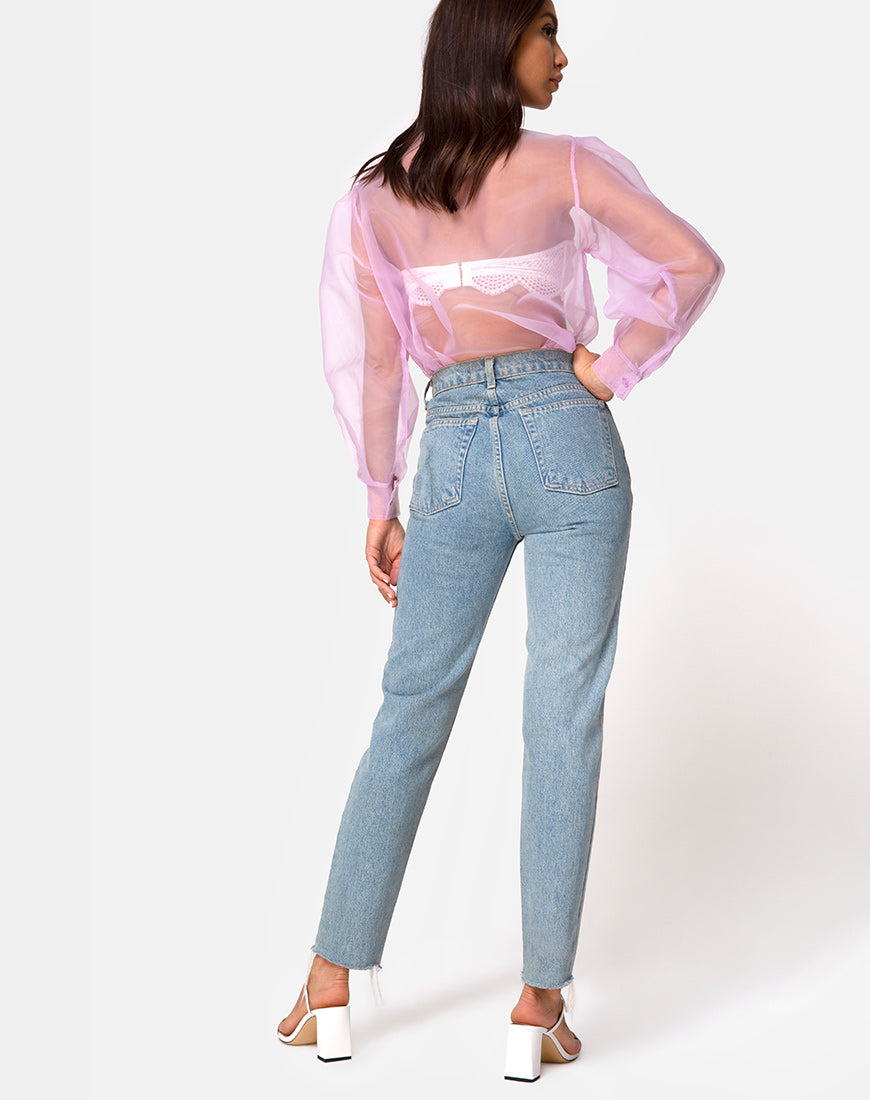 Makiza Top in Lilac-Nico Sky