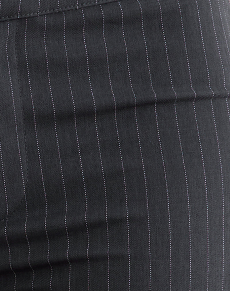 Malvinas Trouser in Tailoring Grey Stripe-Nico Sky