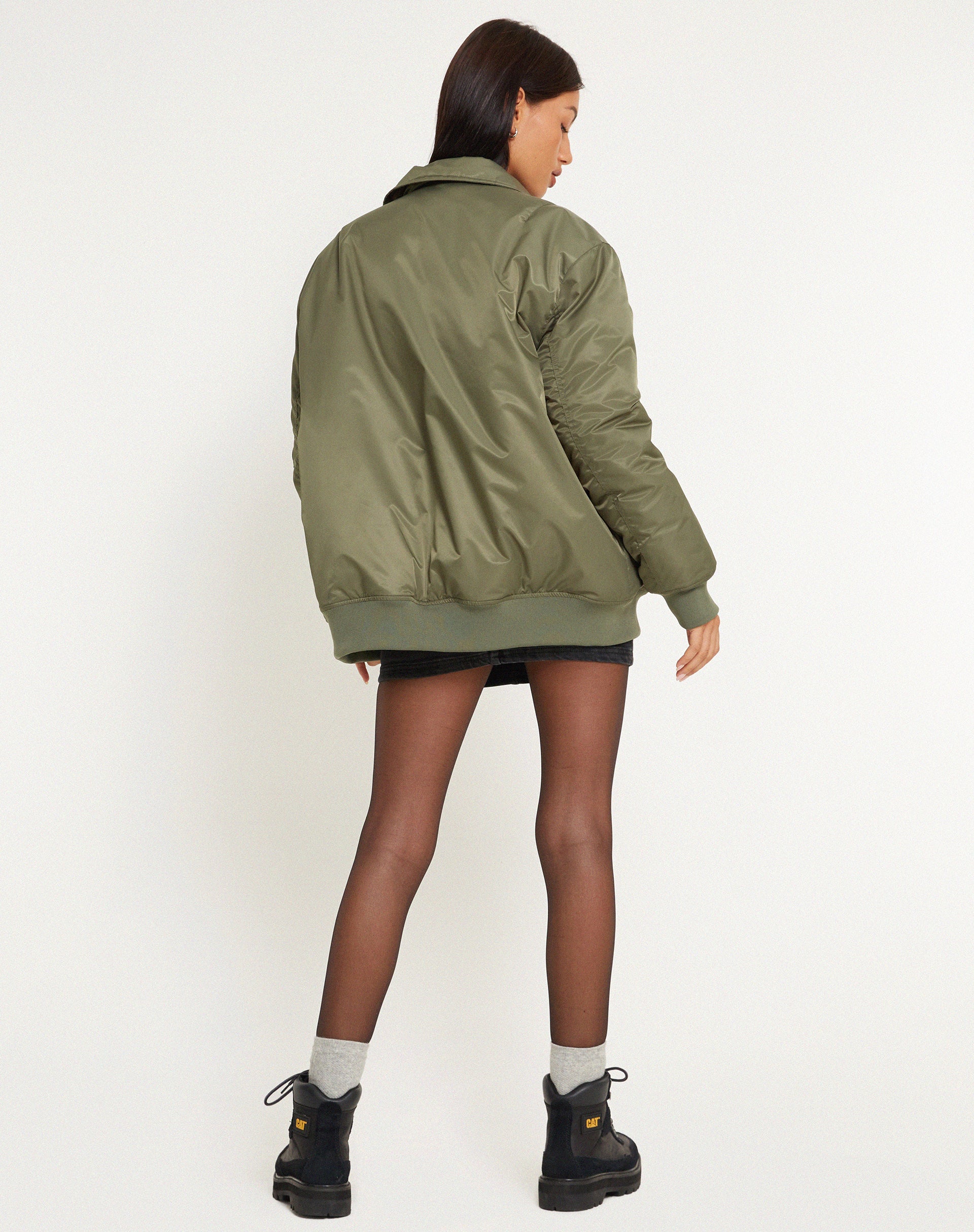 Manik Jacket in Khaki Green-Nico Sky
