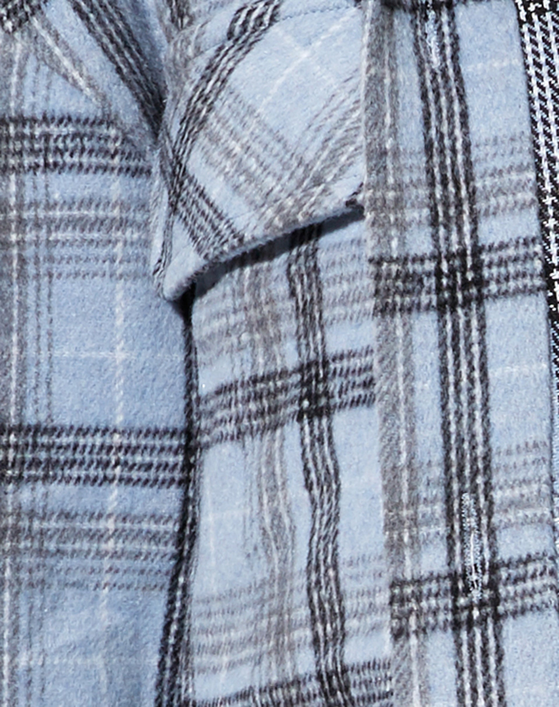 Marcella Shirt in Blue and Black Check-Nico Sky