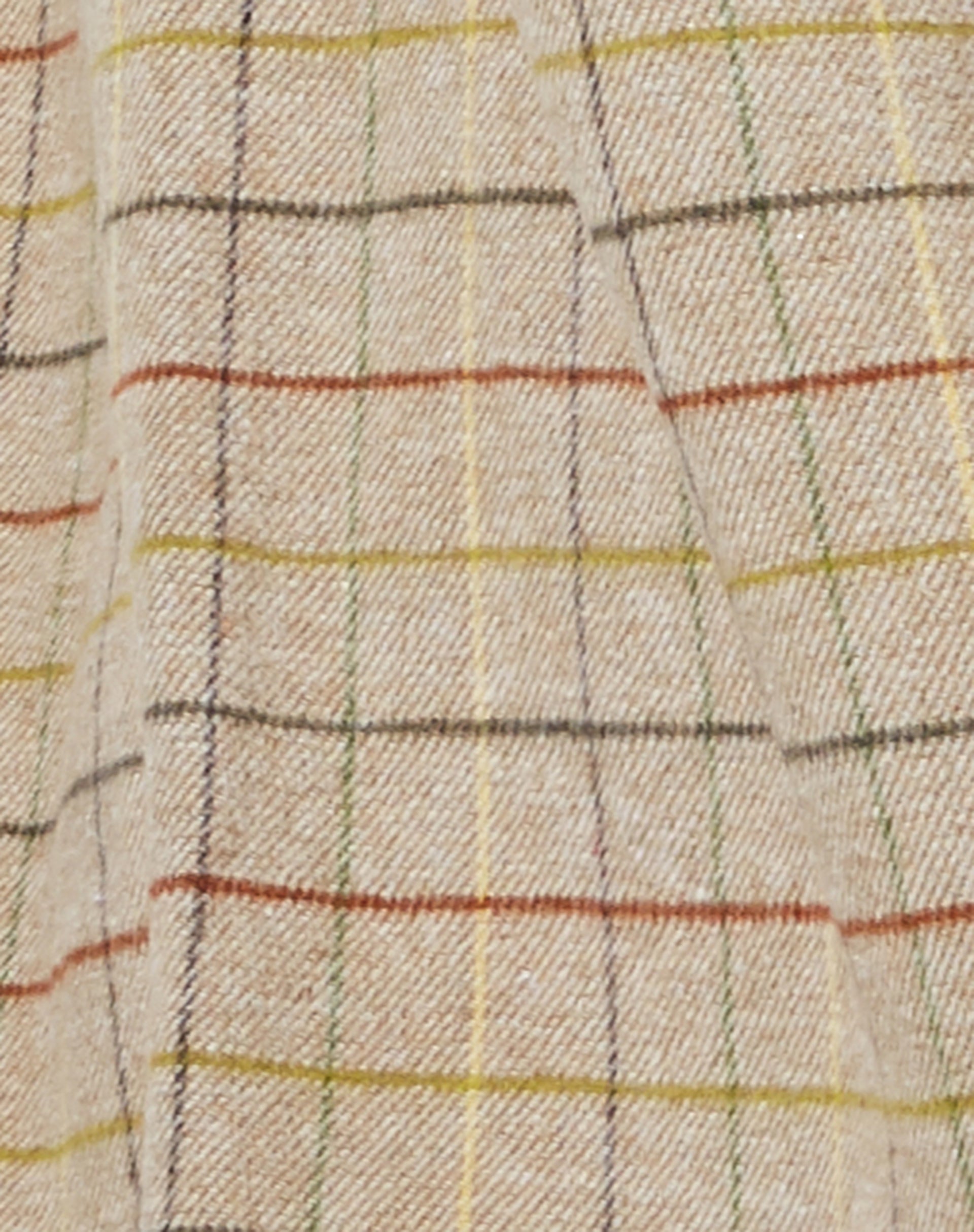 Marcella Shirt in Check Brown Yellow Green-Nico Sky