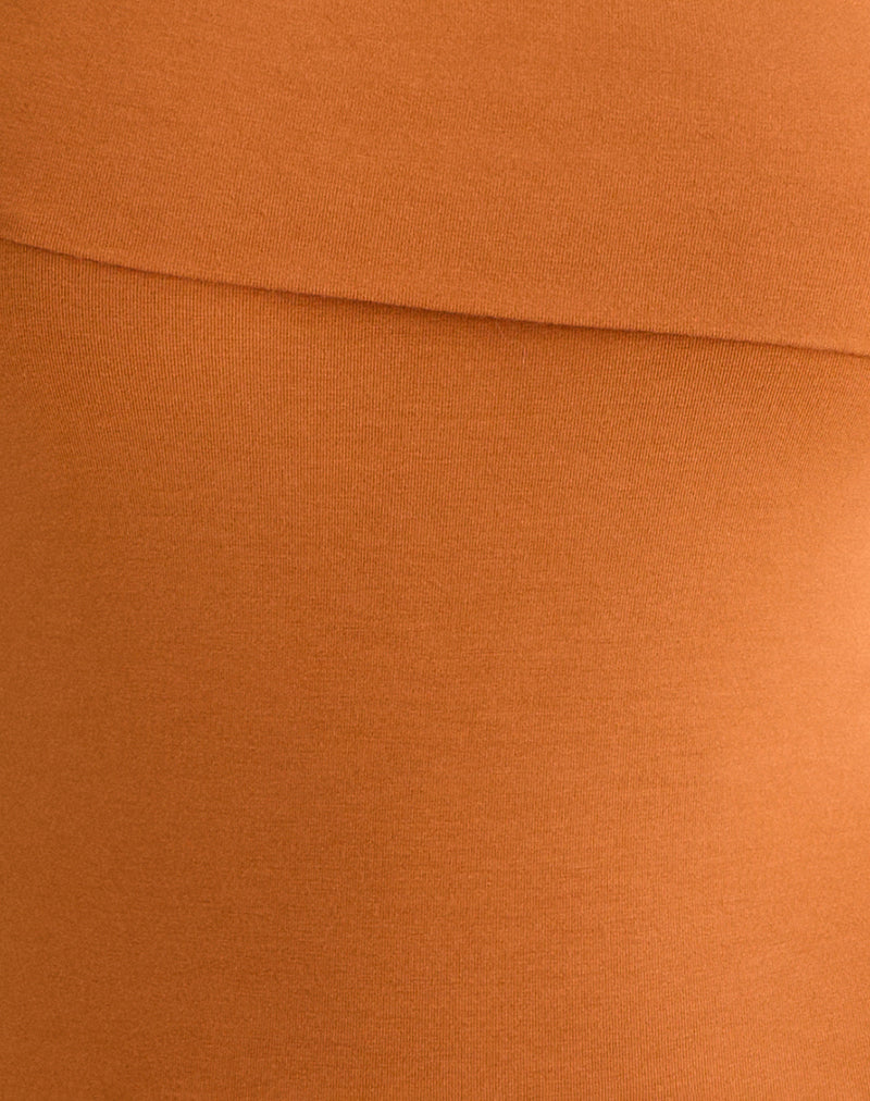 Marga One Shoulder Top in Sunset Orange-Nico Sky