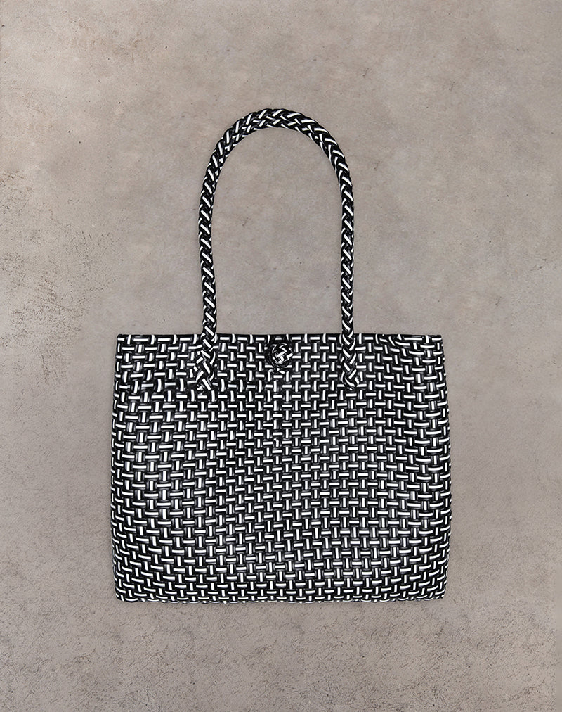 Market Bag in Black-Nico Sky