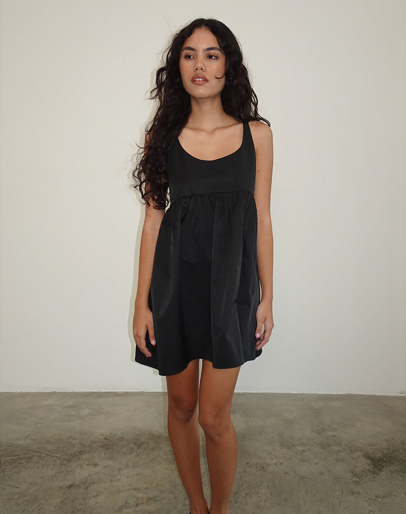 Marona Mini Dress in Black-Nico Sky