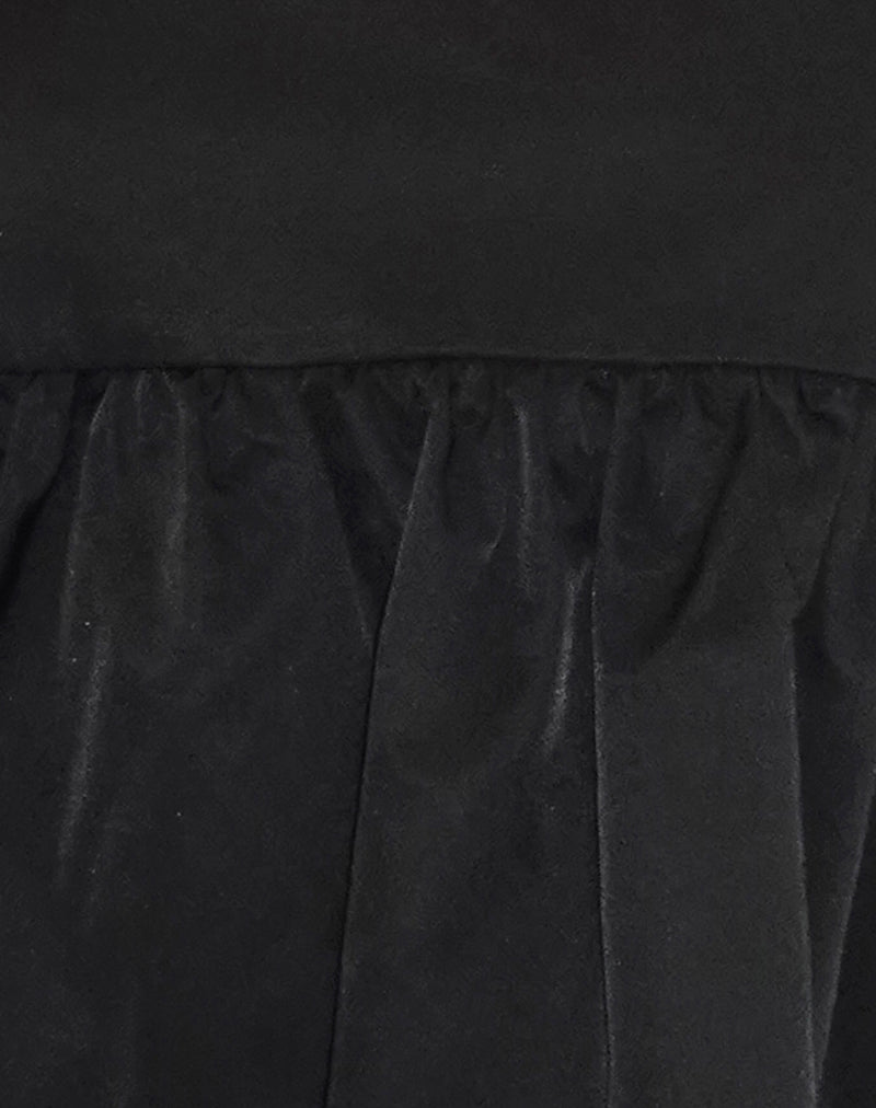 Marona Mini Dress in Black-Nico Sky