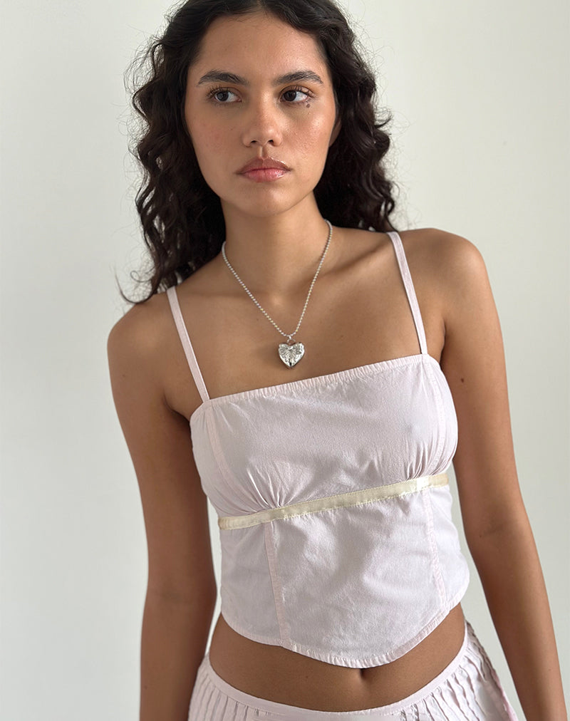 Matilda Silver Heart Necklace-Nico Sky