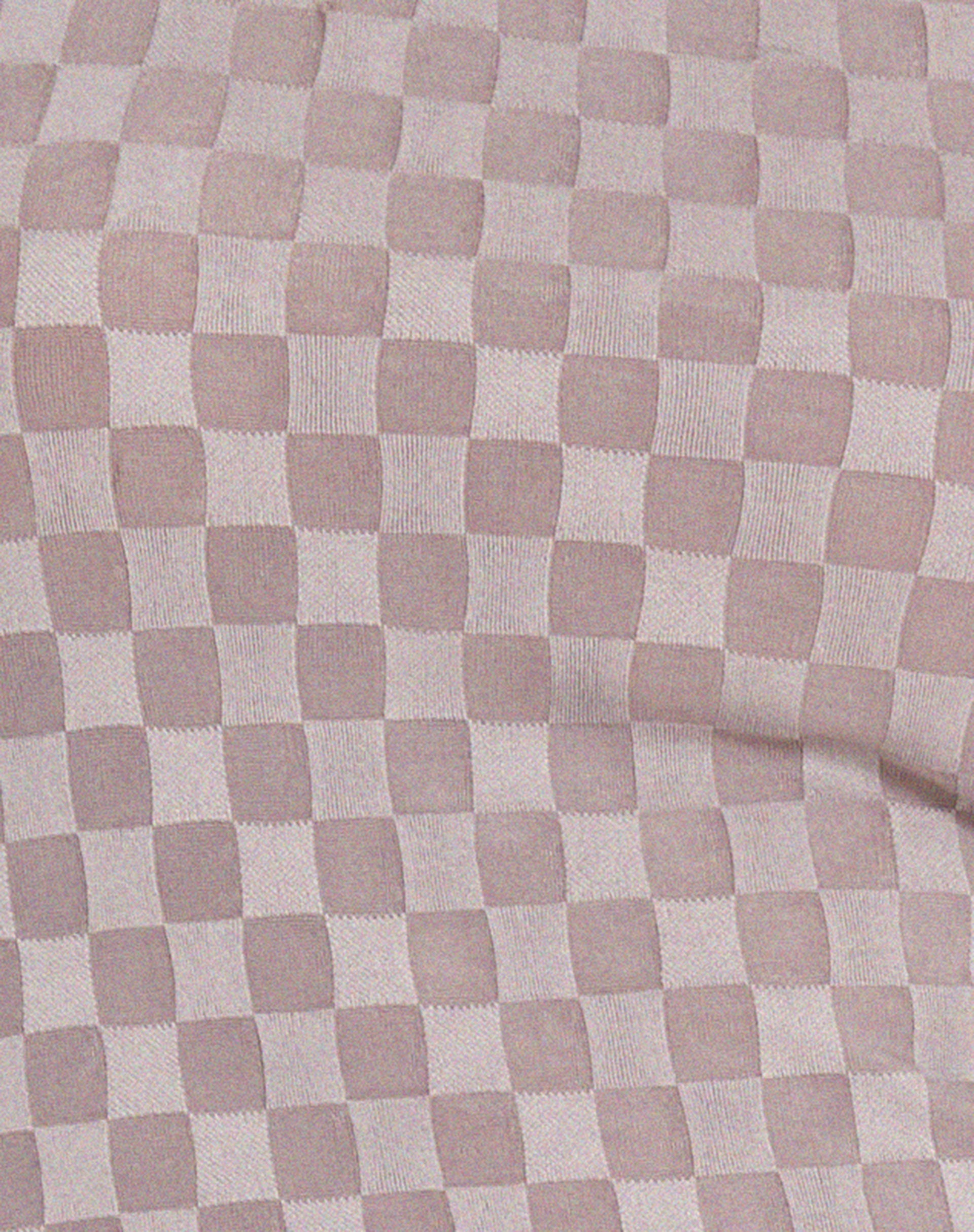 Monlo Vest Top in Check Grey-Nico Sky