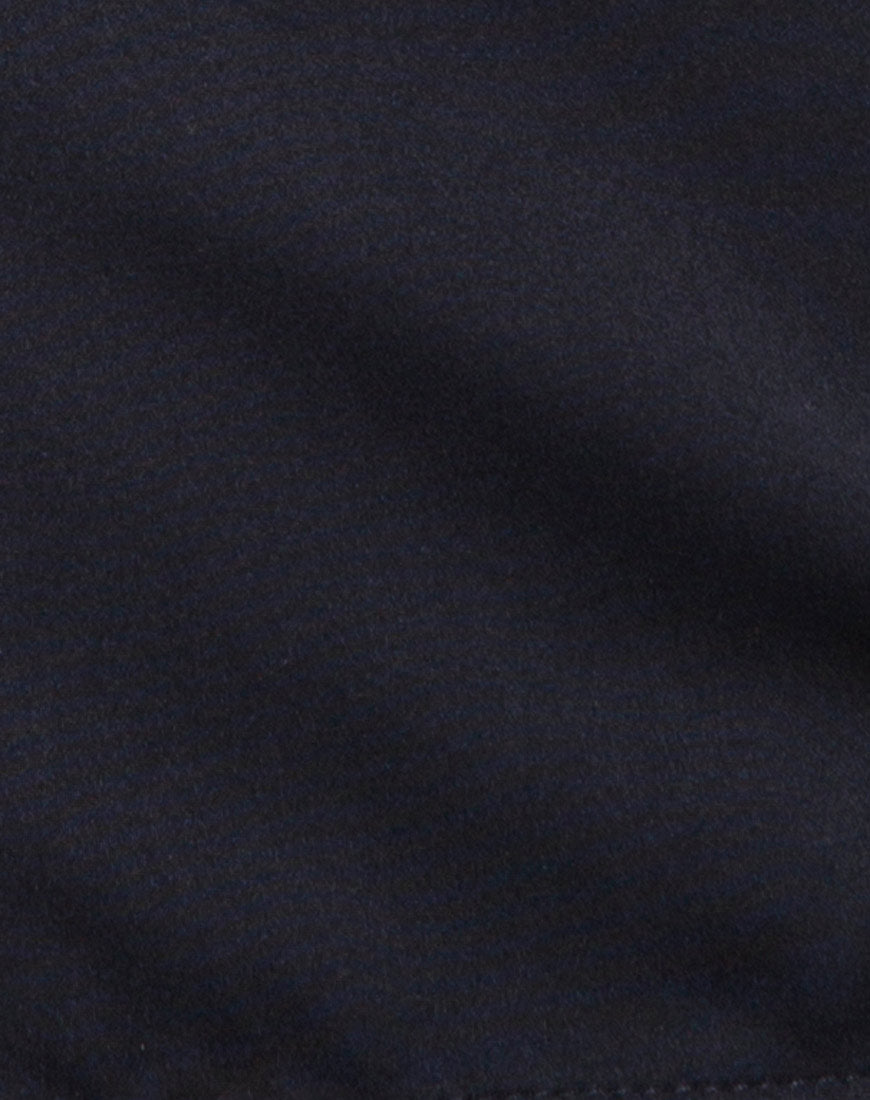 Mosley Cami Top in Satin Black-Nico Sky