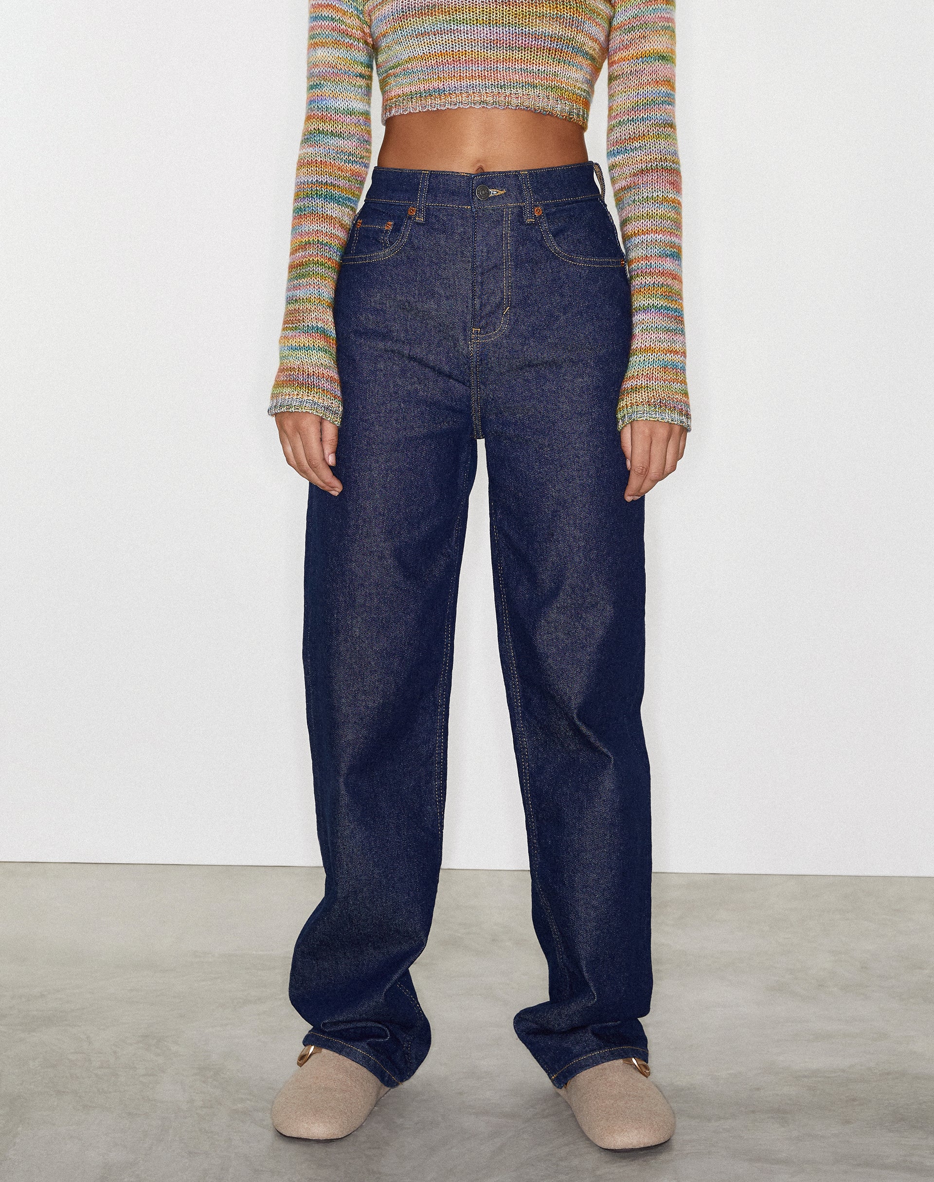 Parallel Jeans in Rinse Blue Wash-Nico Sky