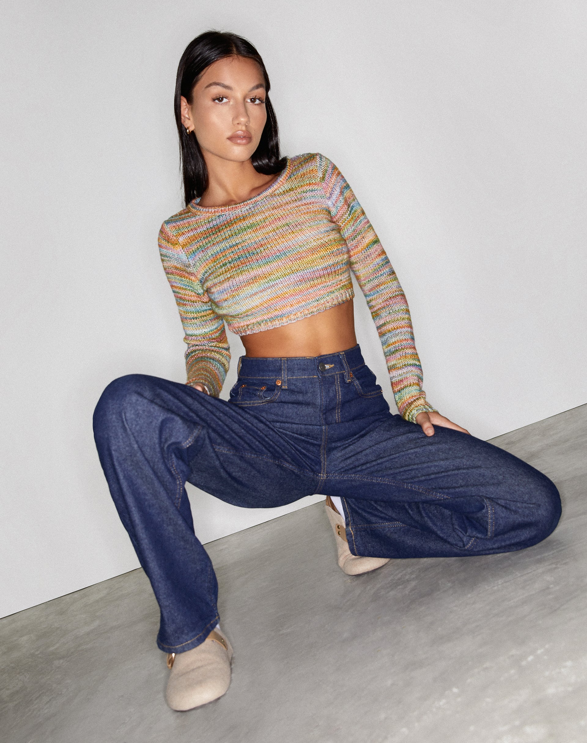 Parallel Jeans in Rinse Blue Wash-Nico Sky