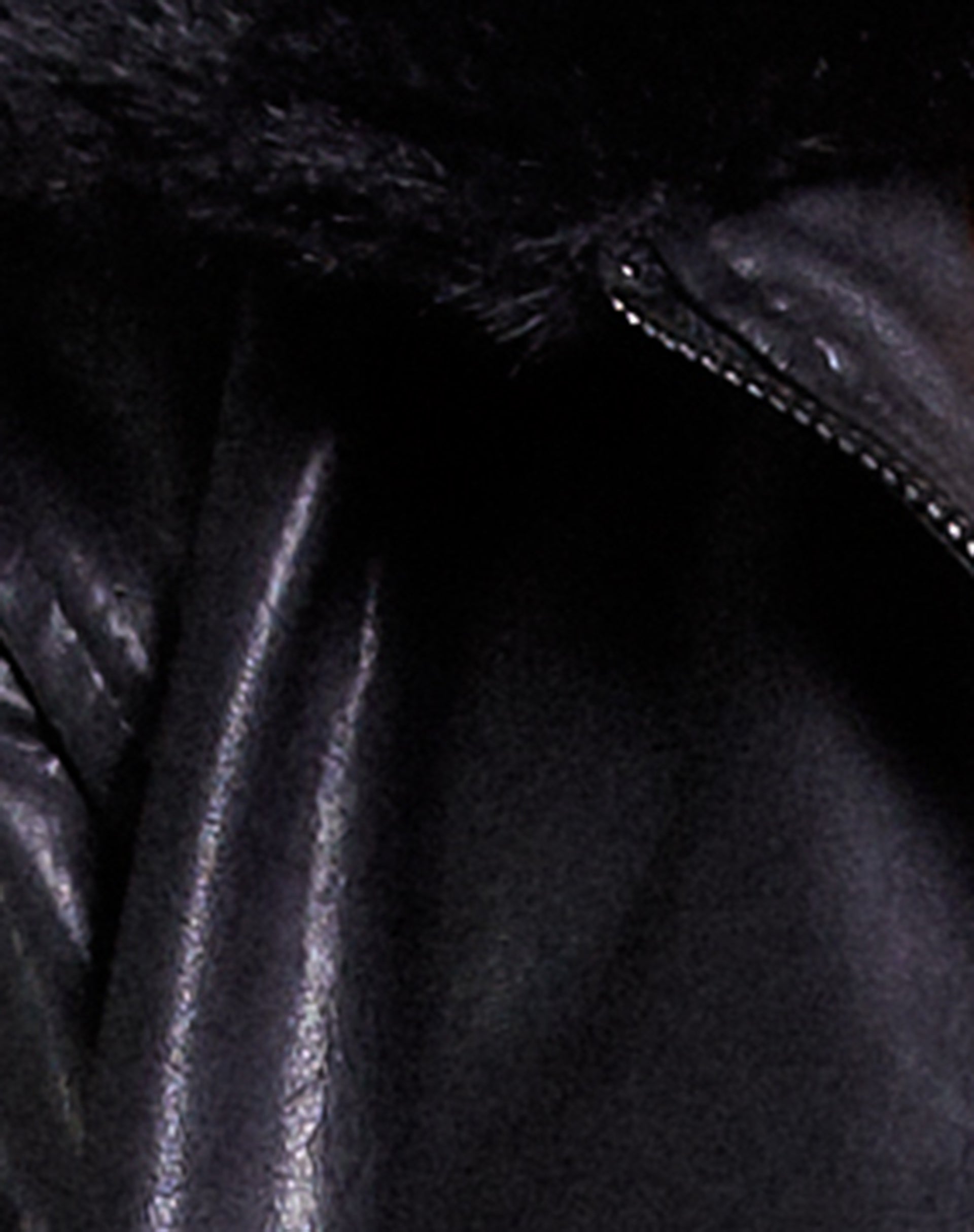 Neliya Jacket in Pu Black-Nico Sky