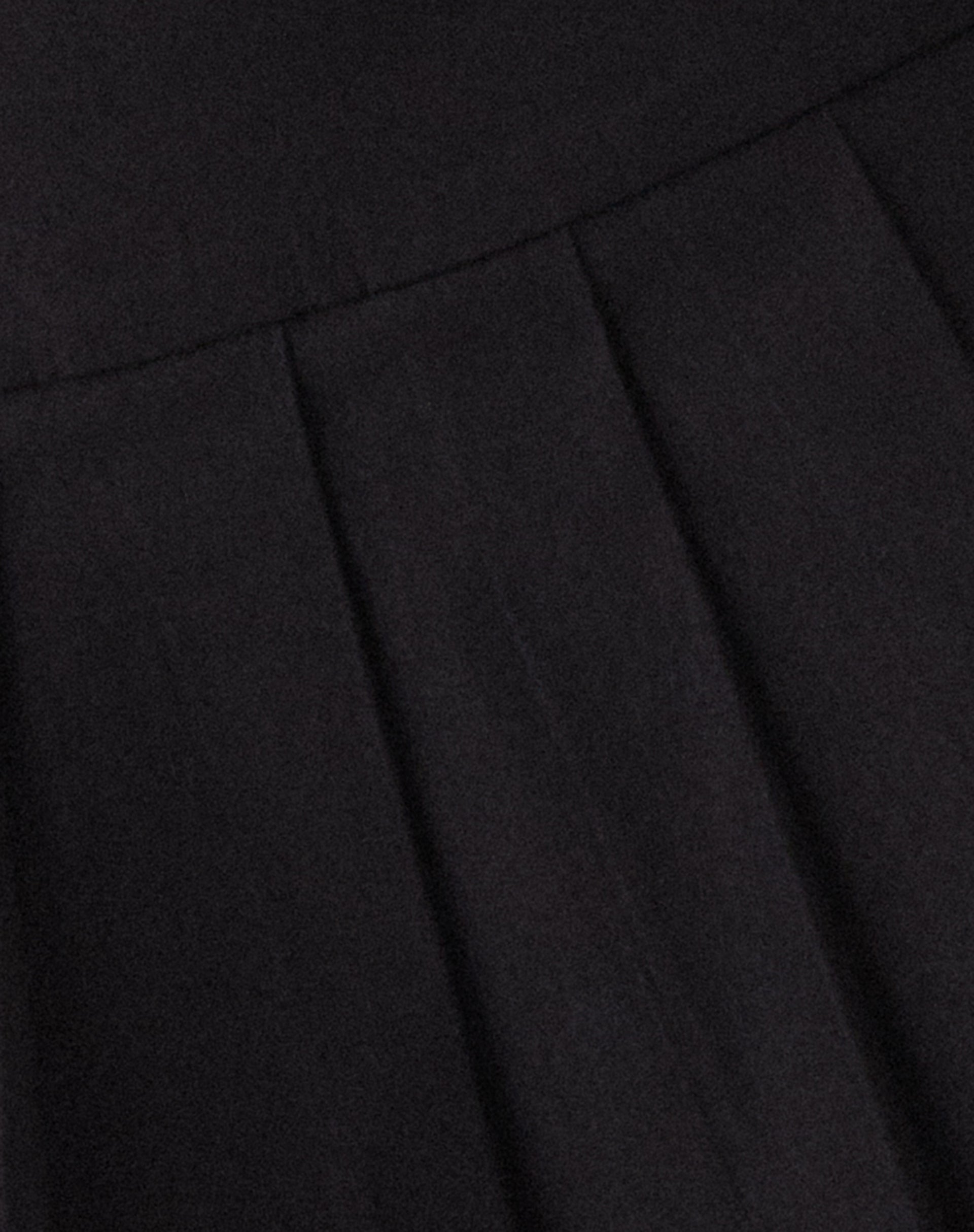 Casini Pleated Micro Skirt in Tailoring Black-Nico Sky