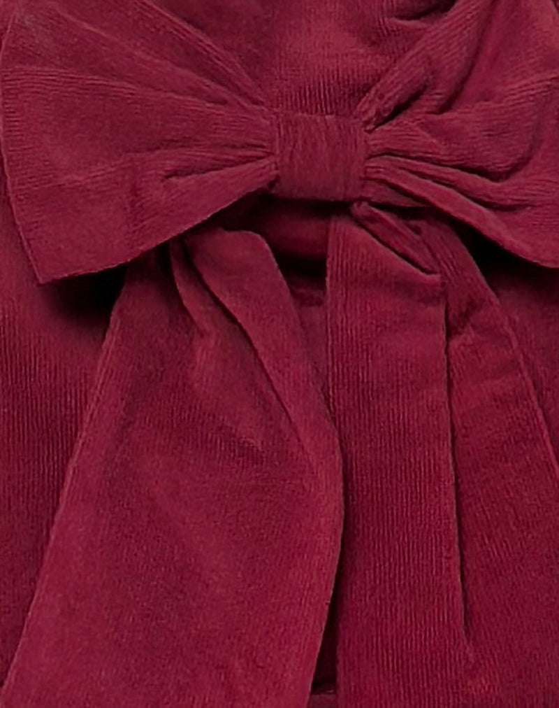 Nagi Bag in Babycord Maroon-Nico Sky