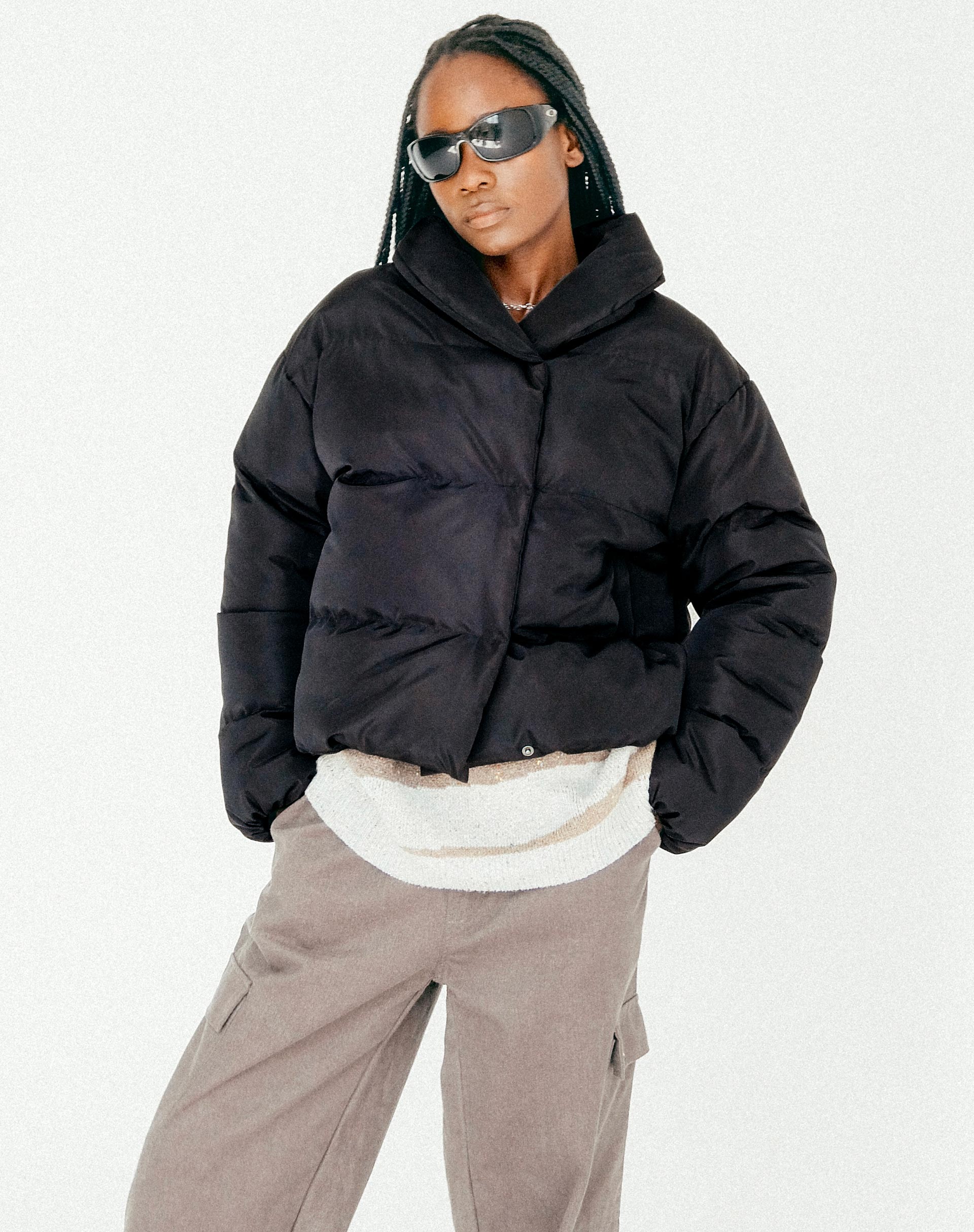 Kimbu Jacket in Black-Nico Sky