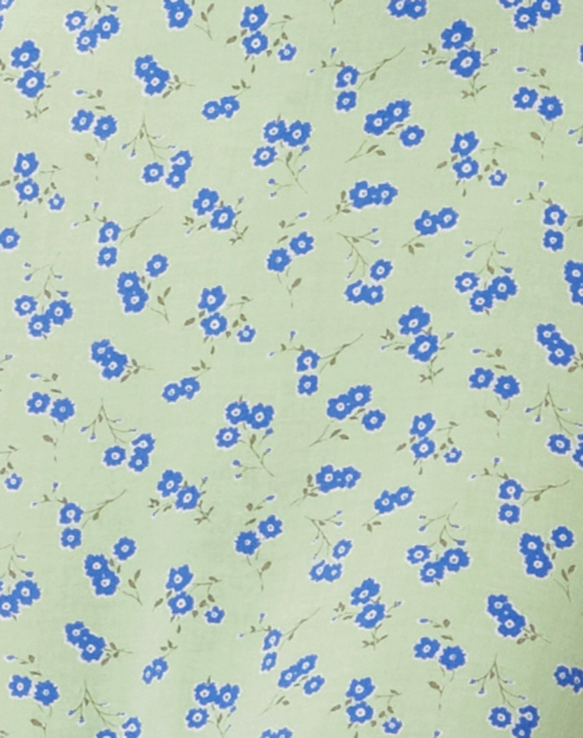 Lisheva Midi Dress in Lime Floral-Nico Sky