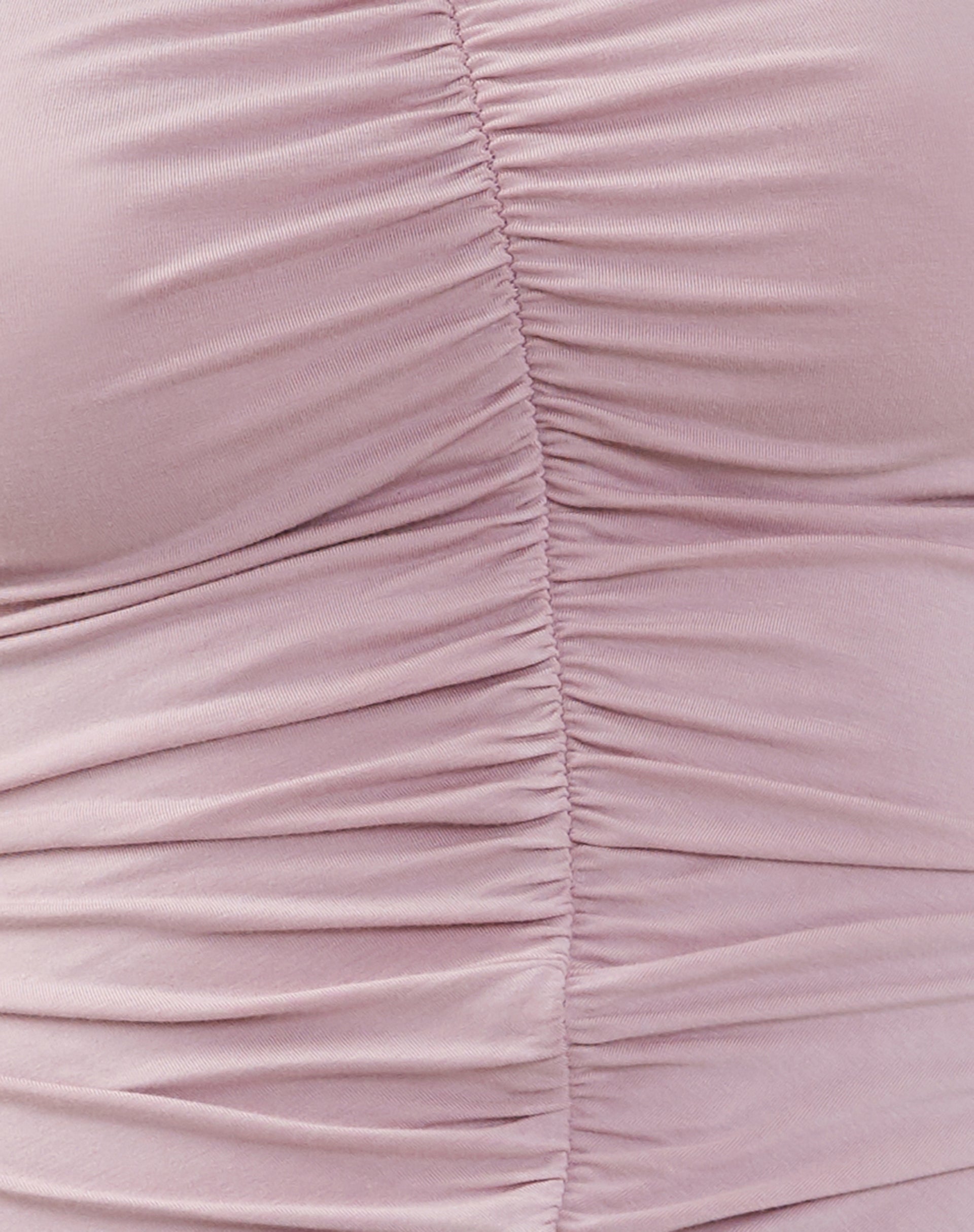 Naoko Ruched Tank Top in Dusky Pink-Nico Sky