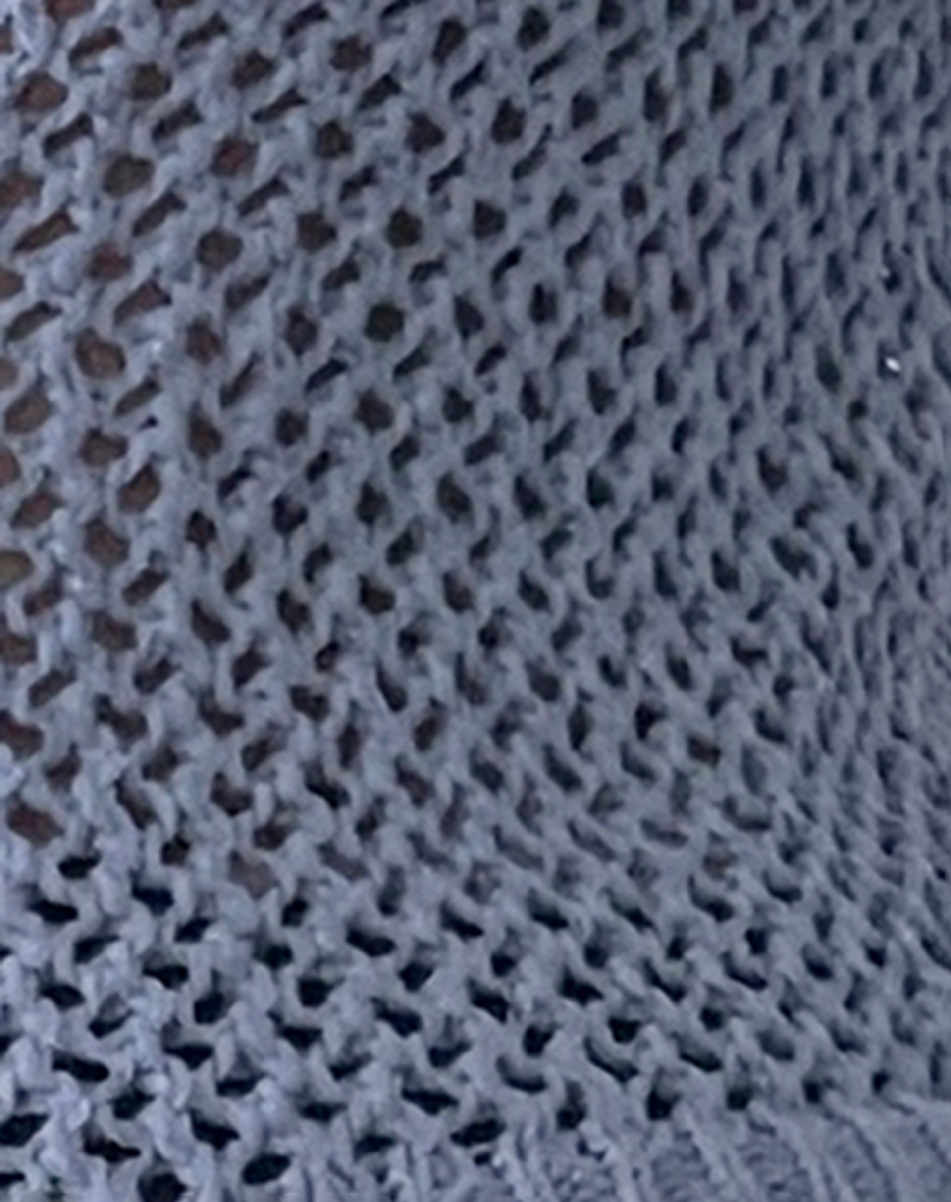 Nibura Open Back Vest Top in Blue Knit-Nico Sky