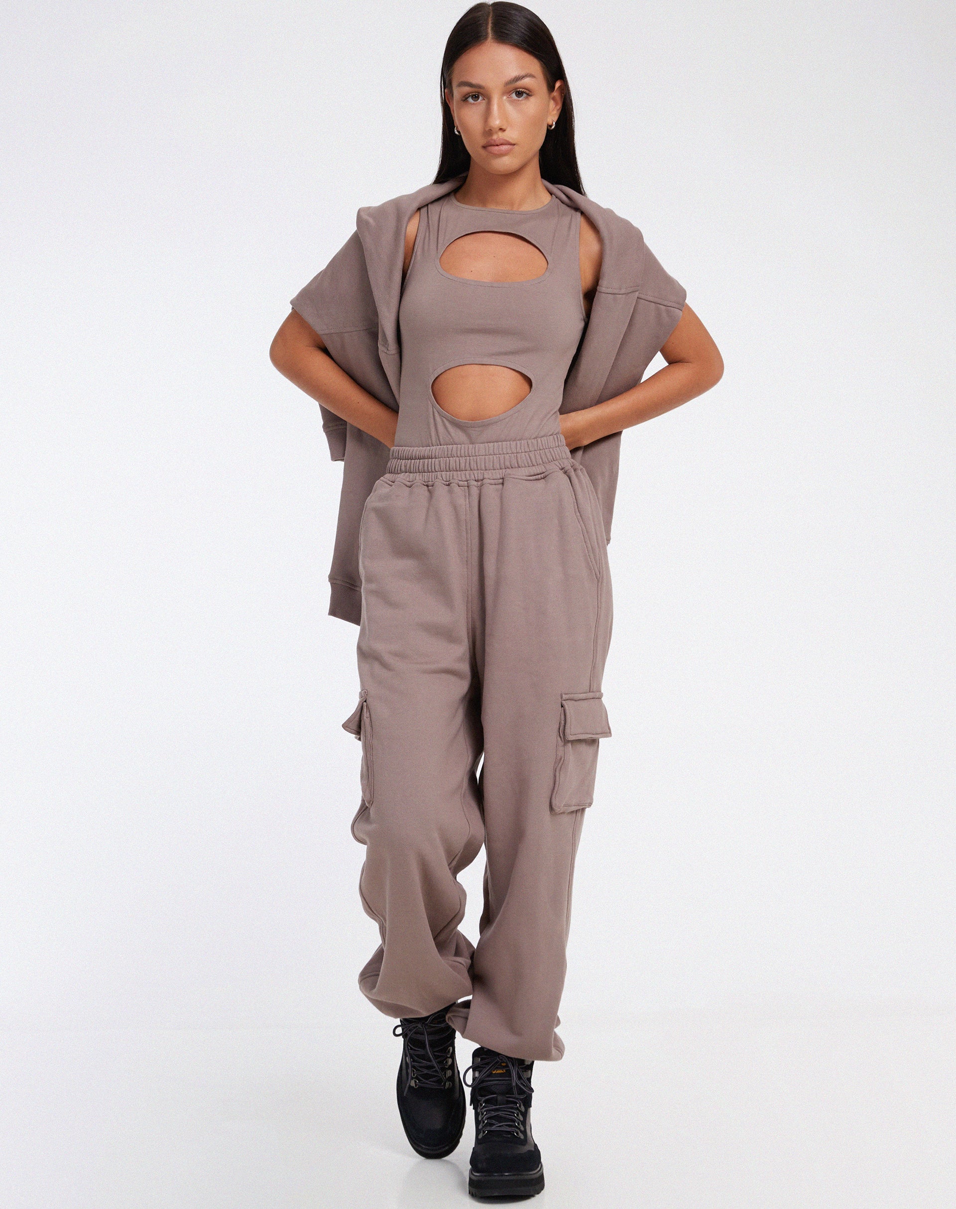 Pelita Jogger in Fleece Antler-Nico Sky