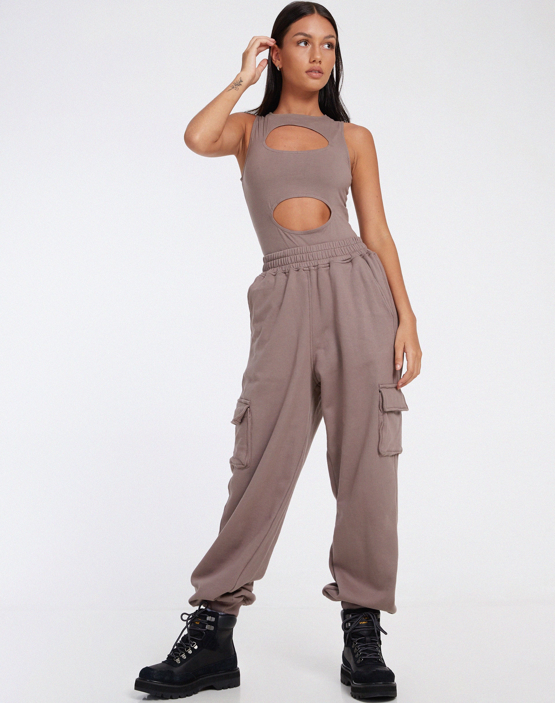 Pelita Jogger in Fleece Antler-Nico Sky