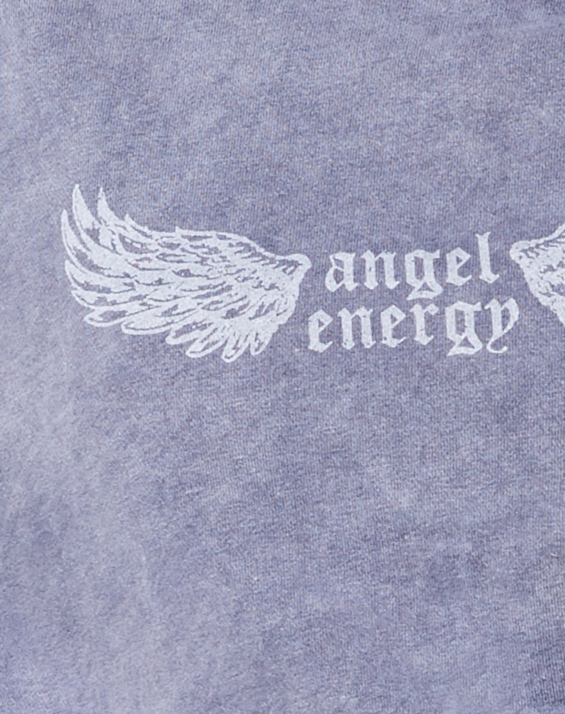 Niyo Sweatshirt in Charcoal Wash "Angel Energy" Wings-Nico Sky
