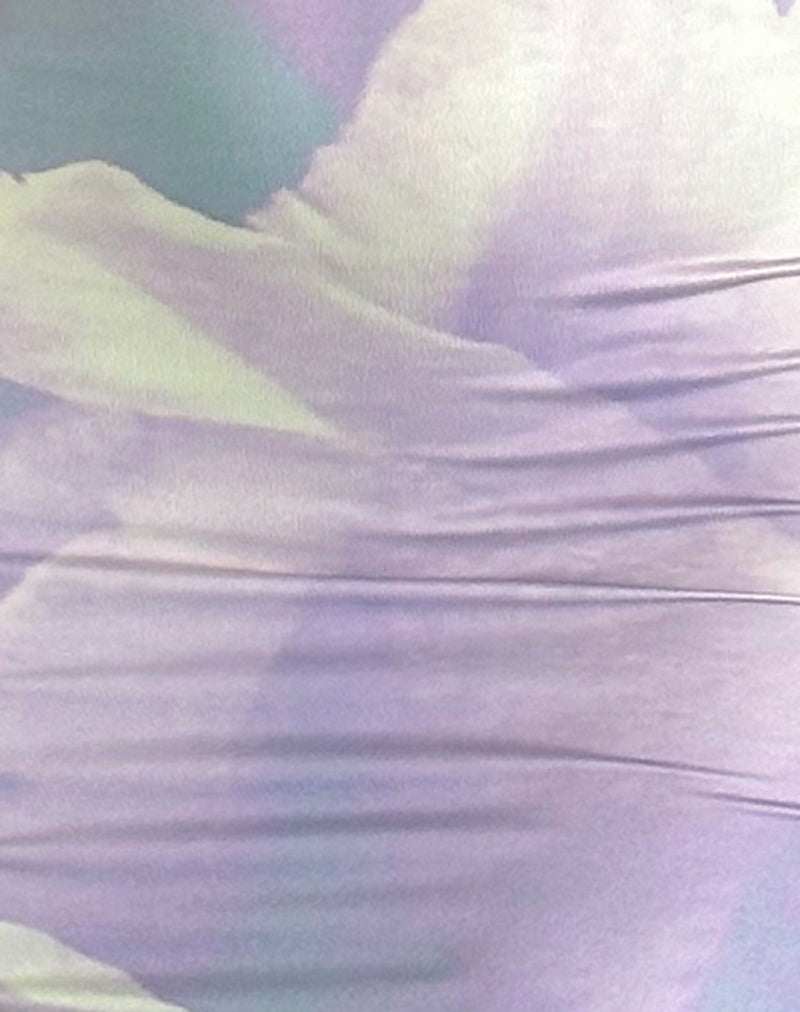 Norila Cami Maxi Dress in Slinky Orchid Petals Lilac-Nico Sky