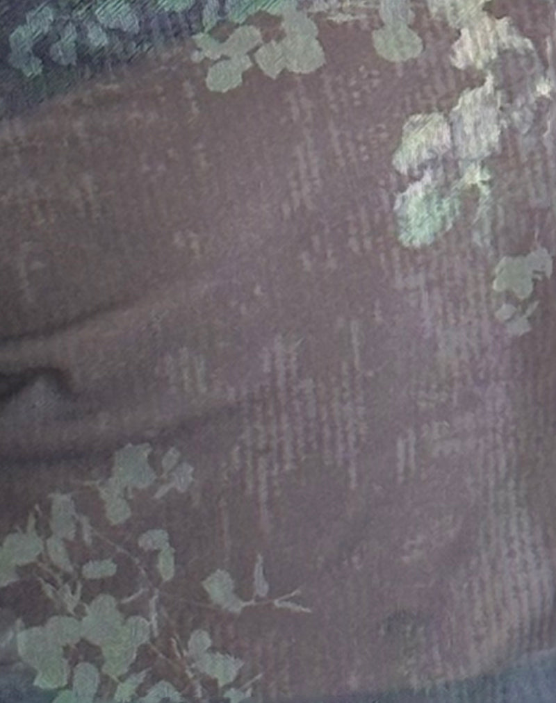 Nova Mesh Top in Faded Botanical Green-Nico Sky