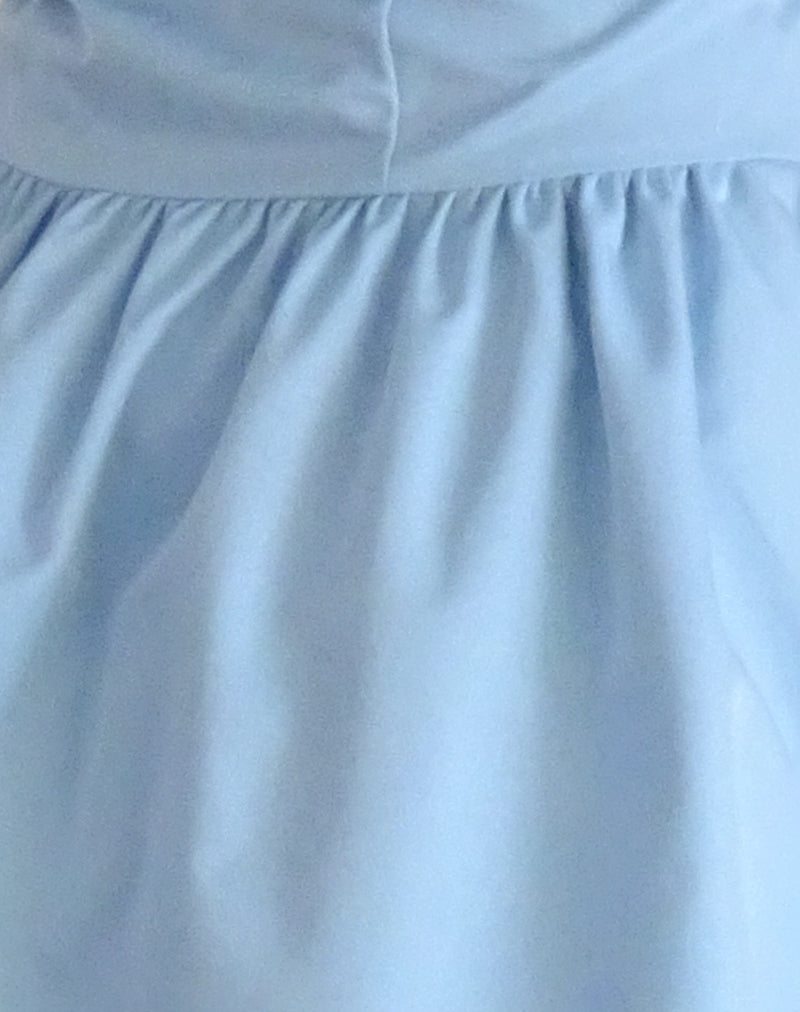 Okapi Mini Dress in Powder Blue-Nico Sky