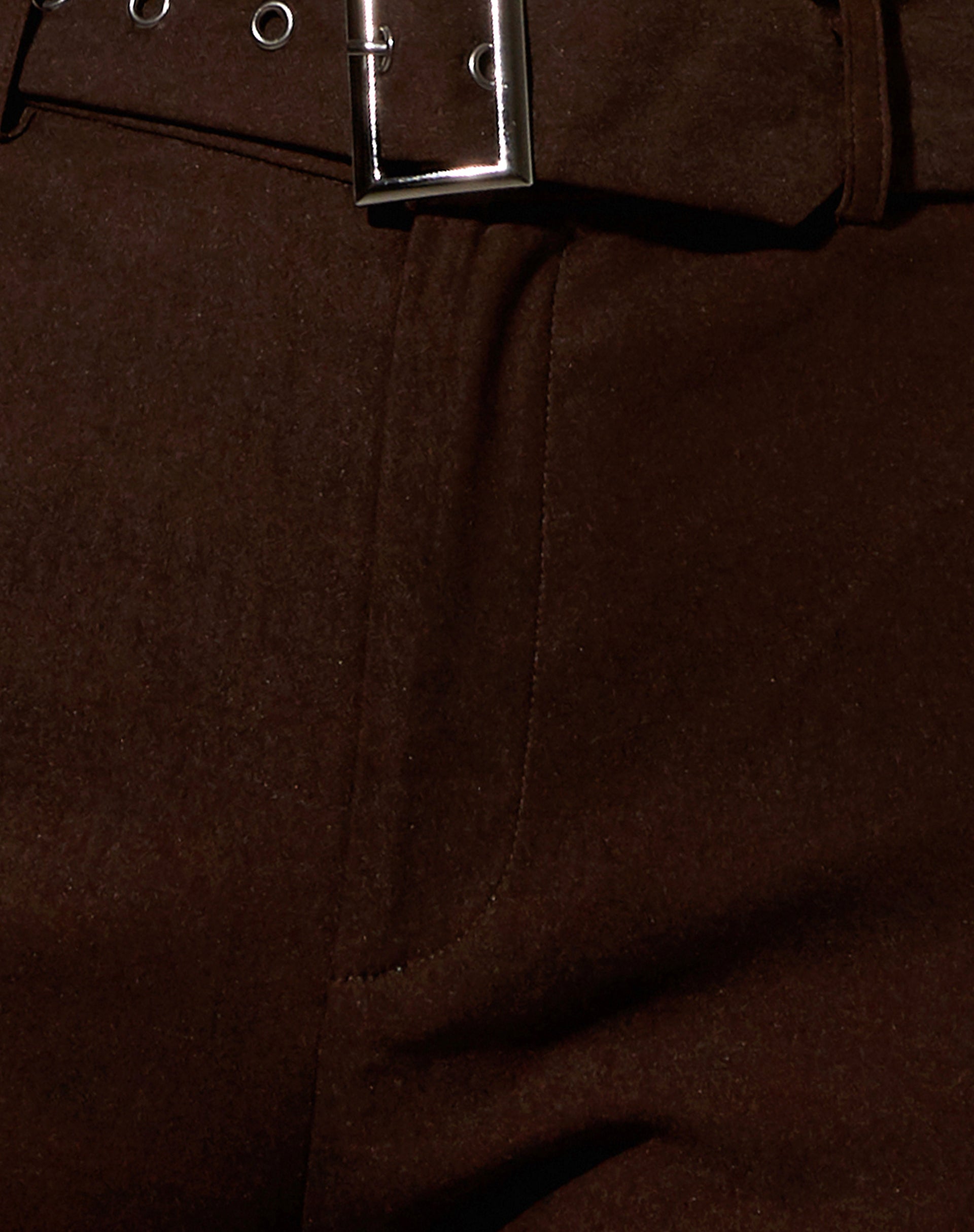 Zaltana Flare Trouser in Tailoring Brown-Nico Sky