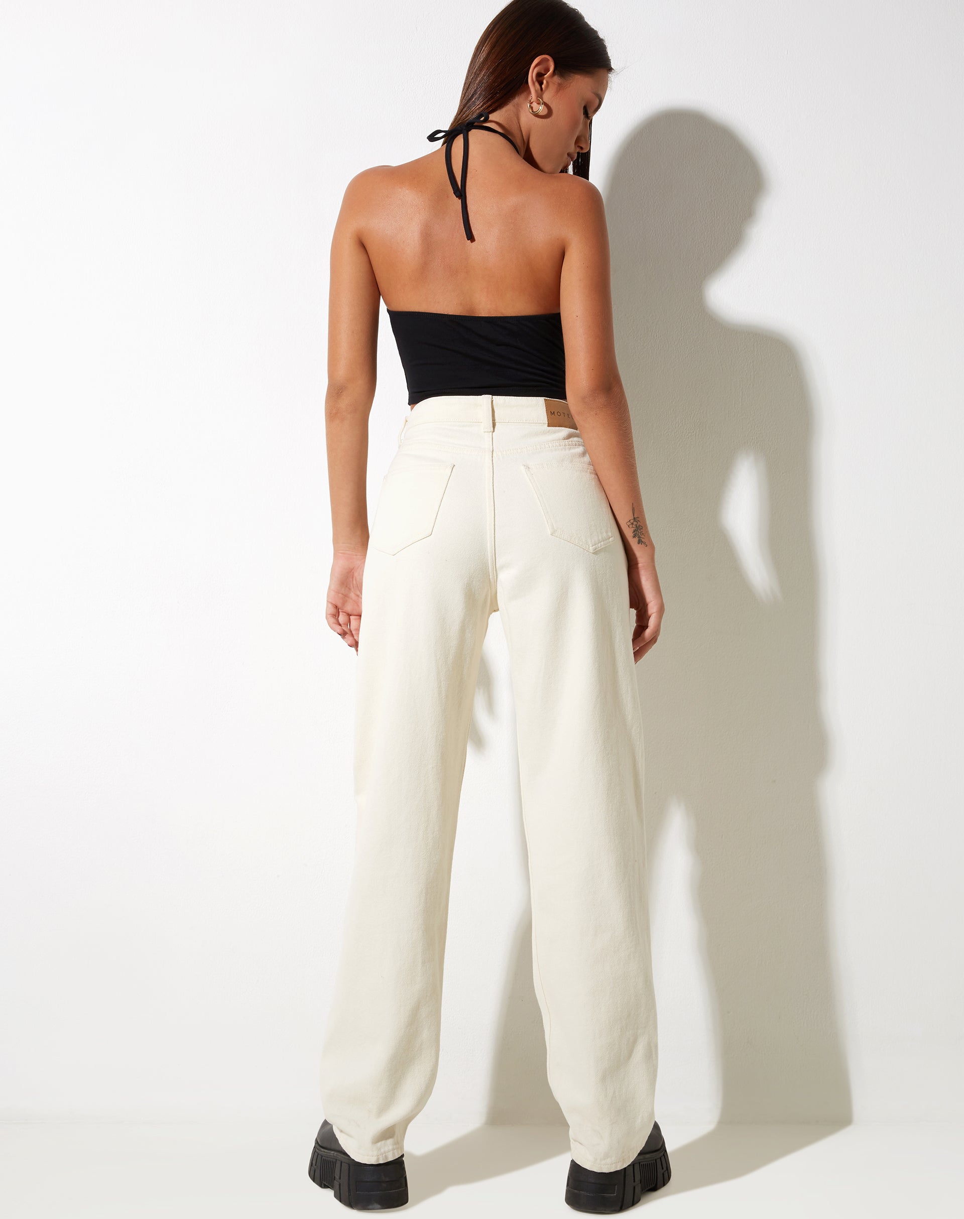 Parallel Jeans in Buttermilk-Nico Sky