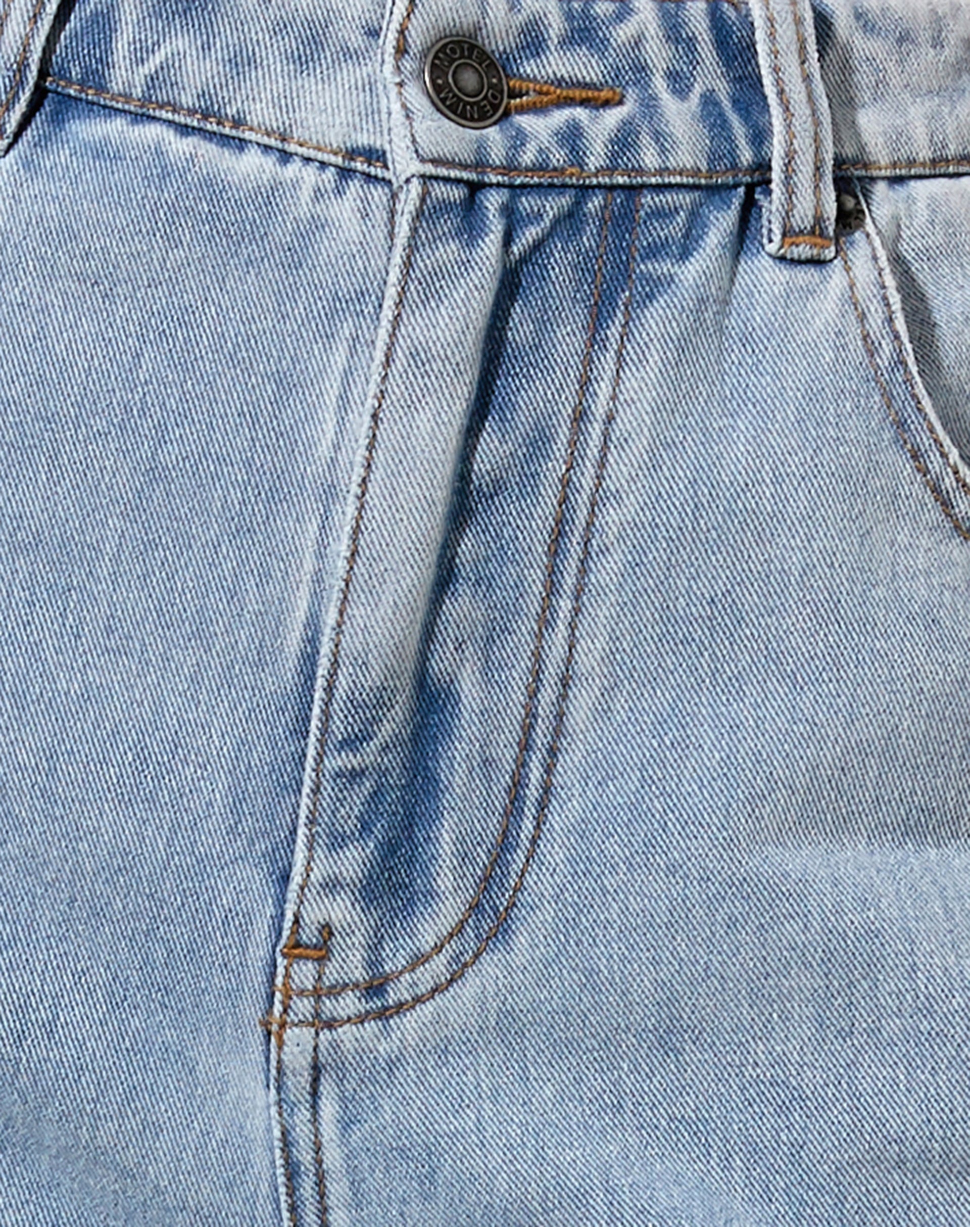 Bum Rips Parallel Jean in Tonal Light Wash-Nico Sky