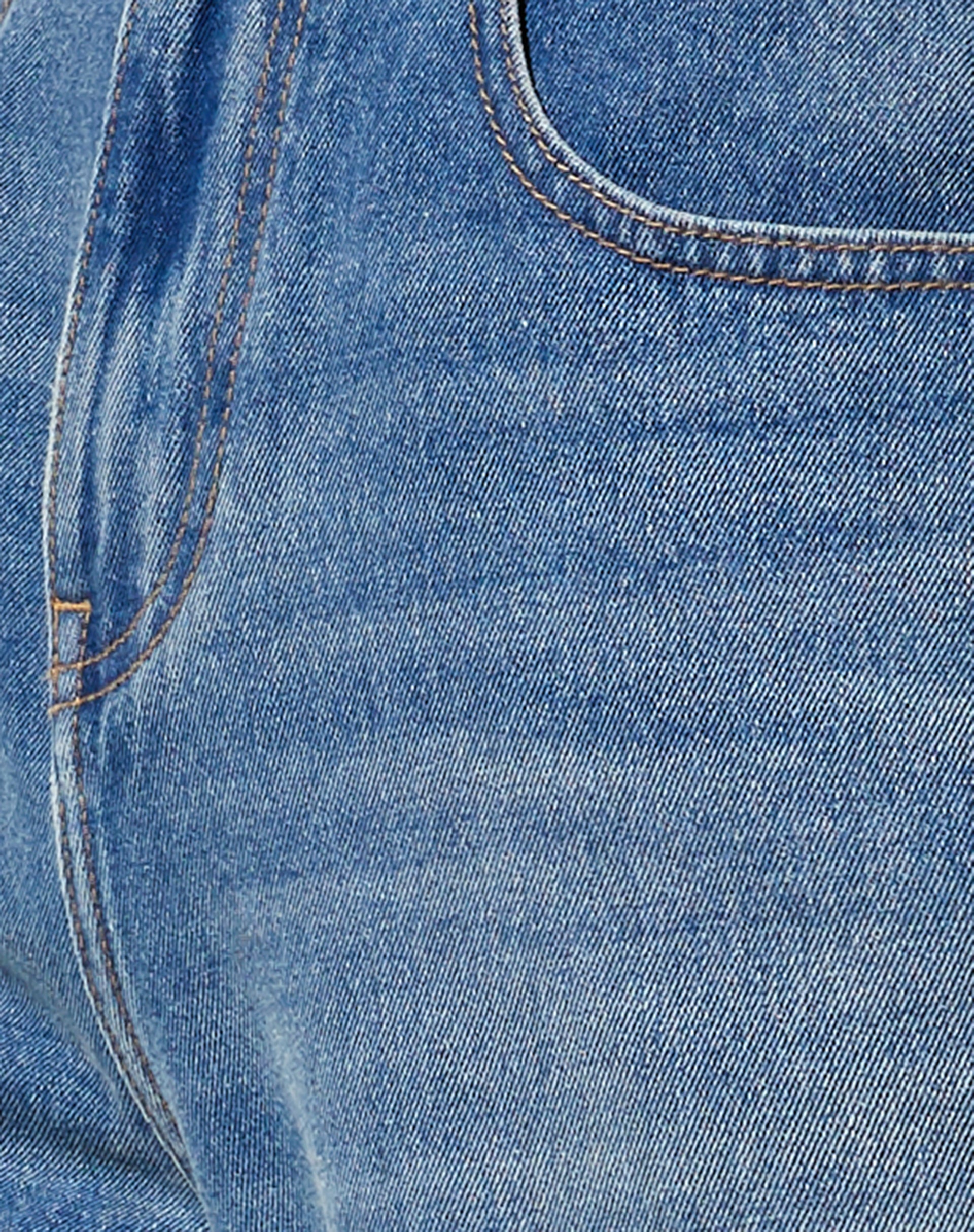 Flare Parallel Jeans in Mid Wash-Nico Sky