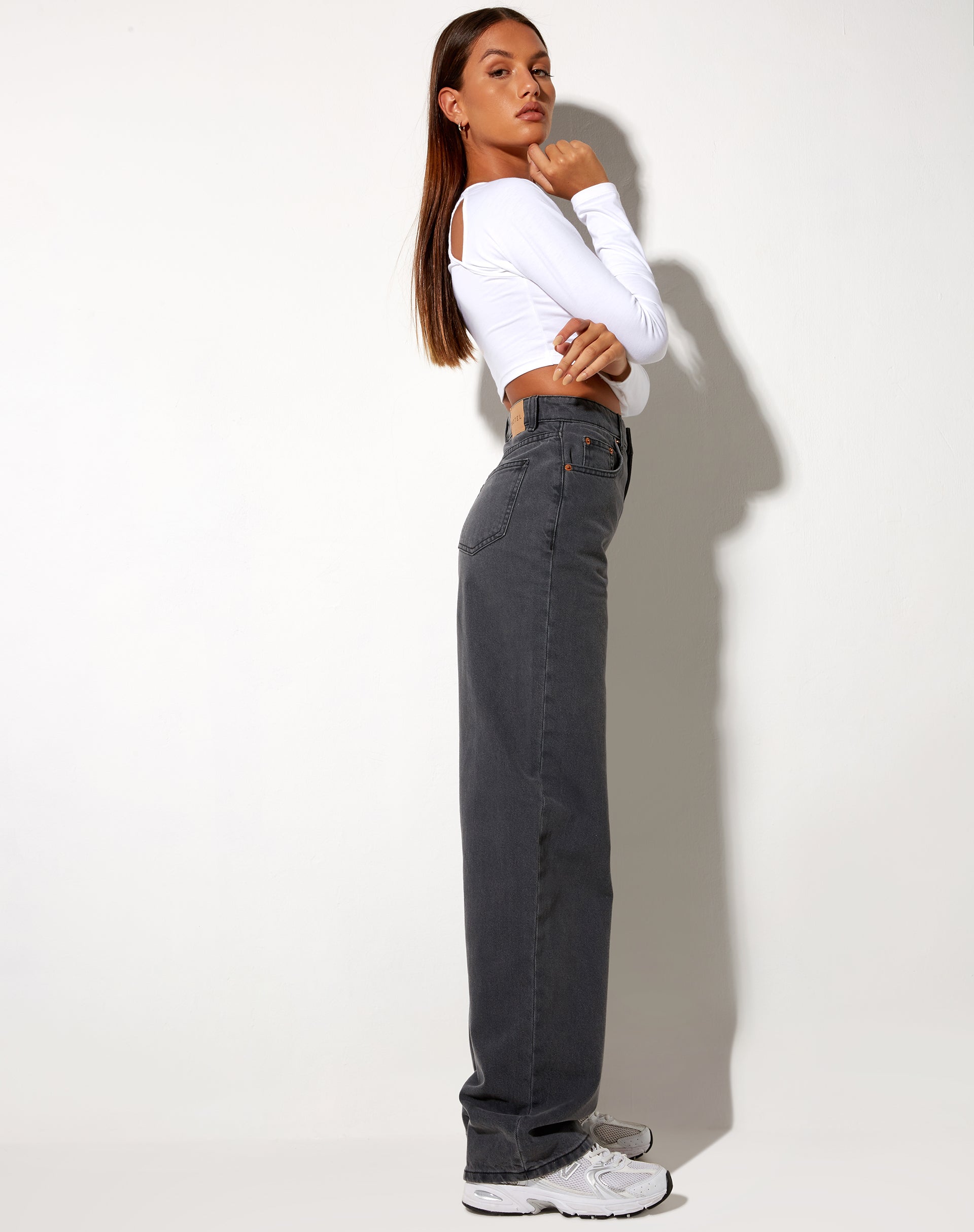 Parallel Jeans in Grey Wash-Nico Sky