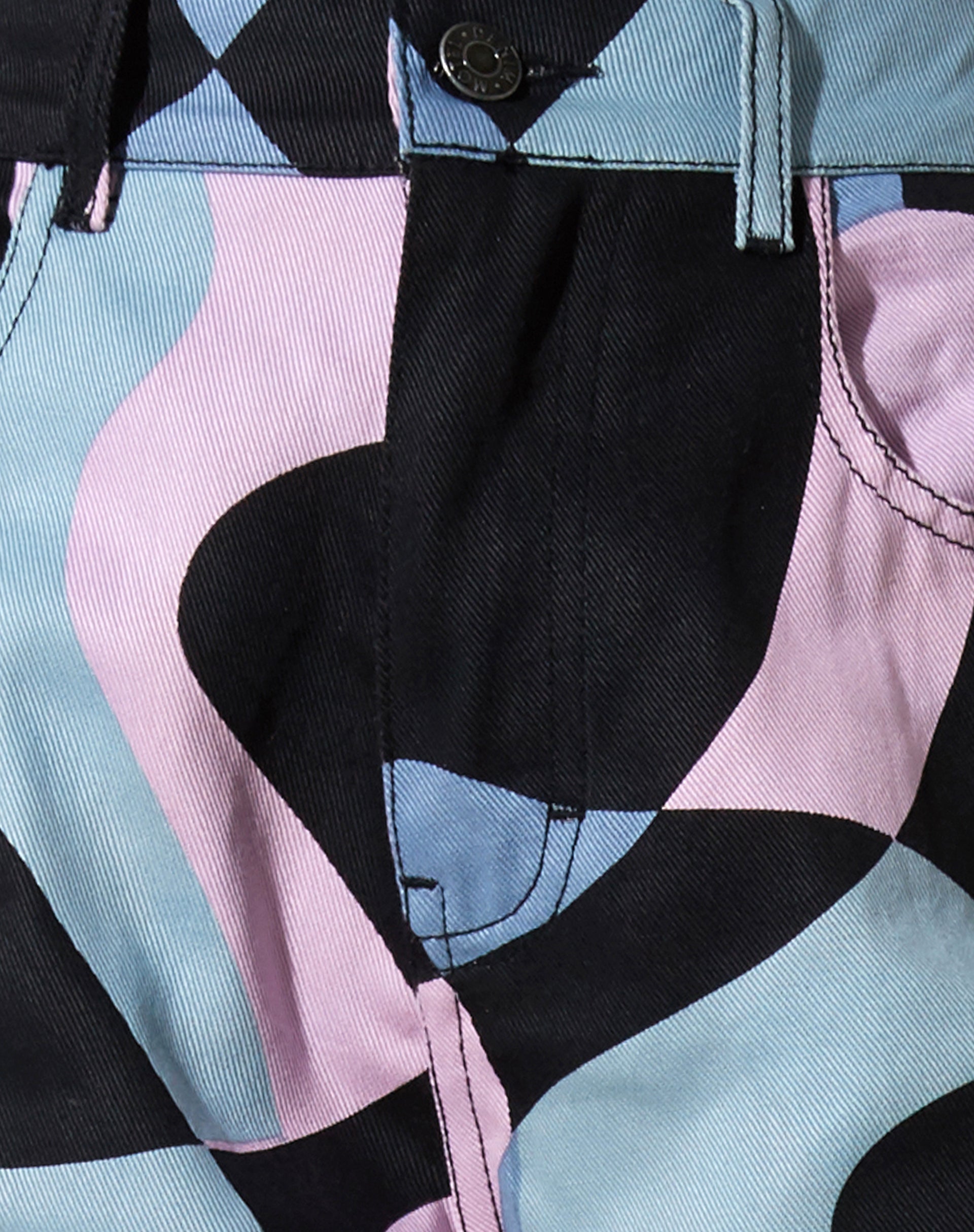 Parallel Jeans in Abstract Purple-Nico Sky