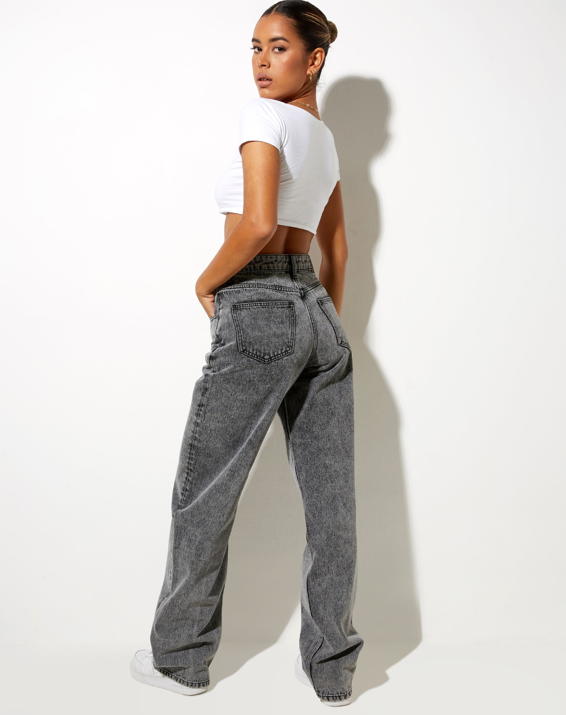 Parallel Jeans in Acid Black-Nico Sky