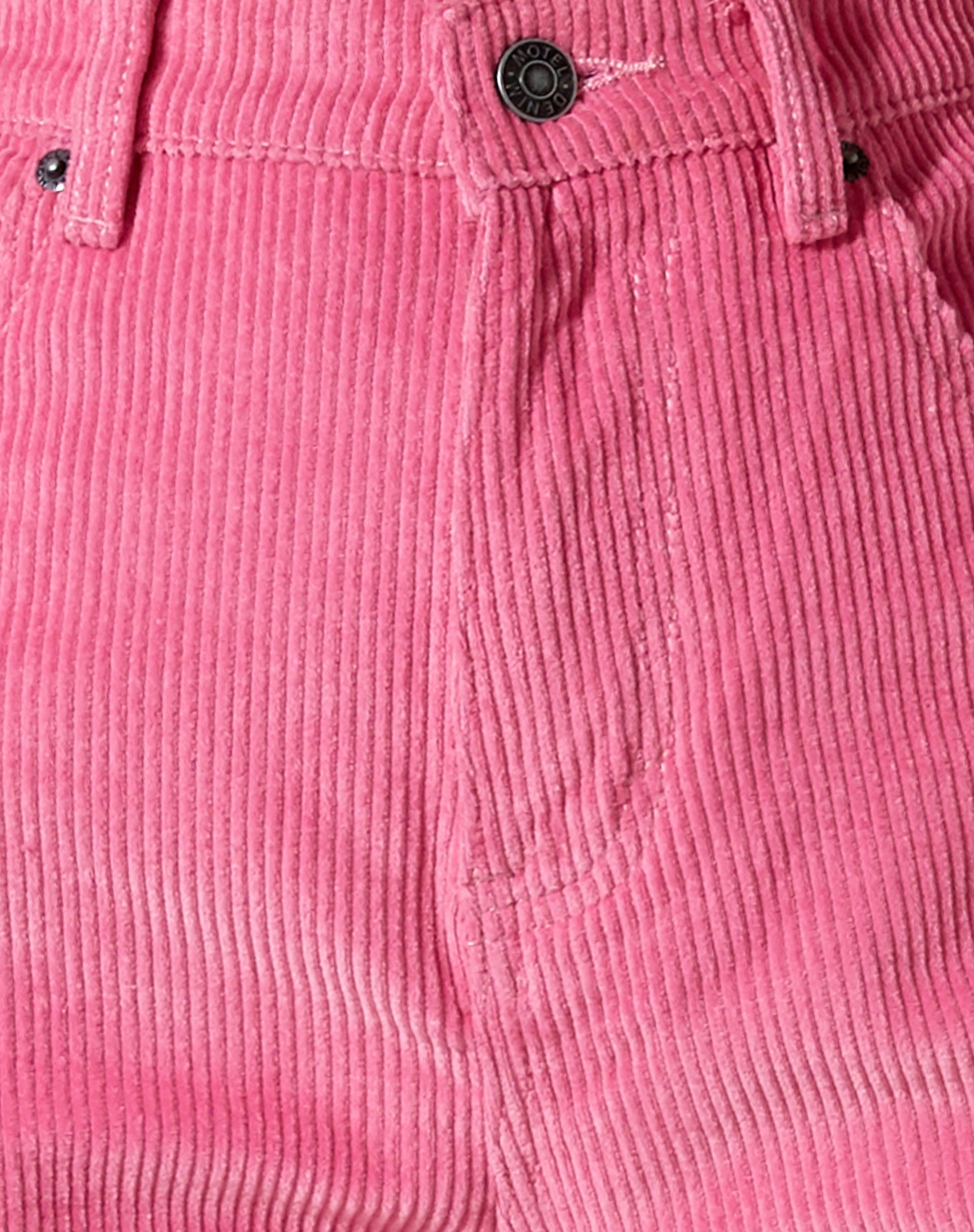 Parallel Trouser in Cord Bubblegum Pink-Nico Sky