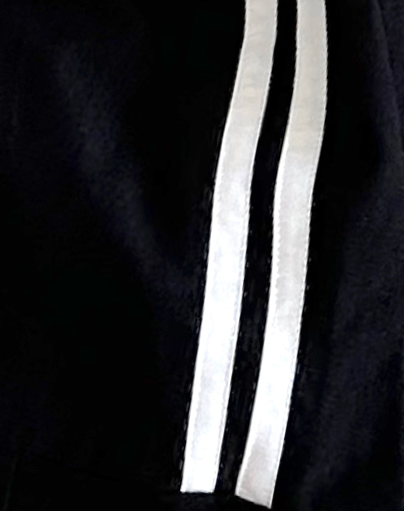 Pardi Canvas Bag in Black with White Stripe-Nico Sky