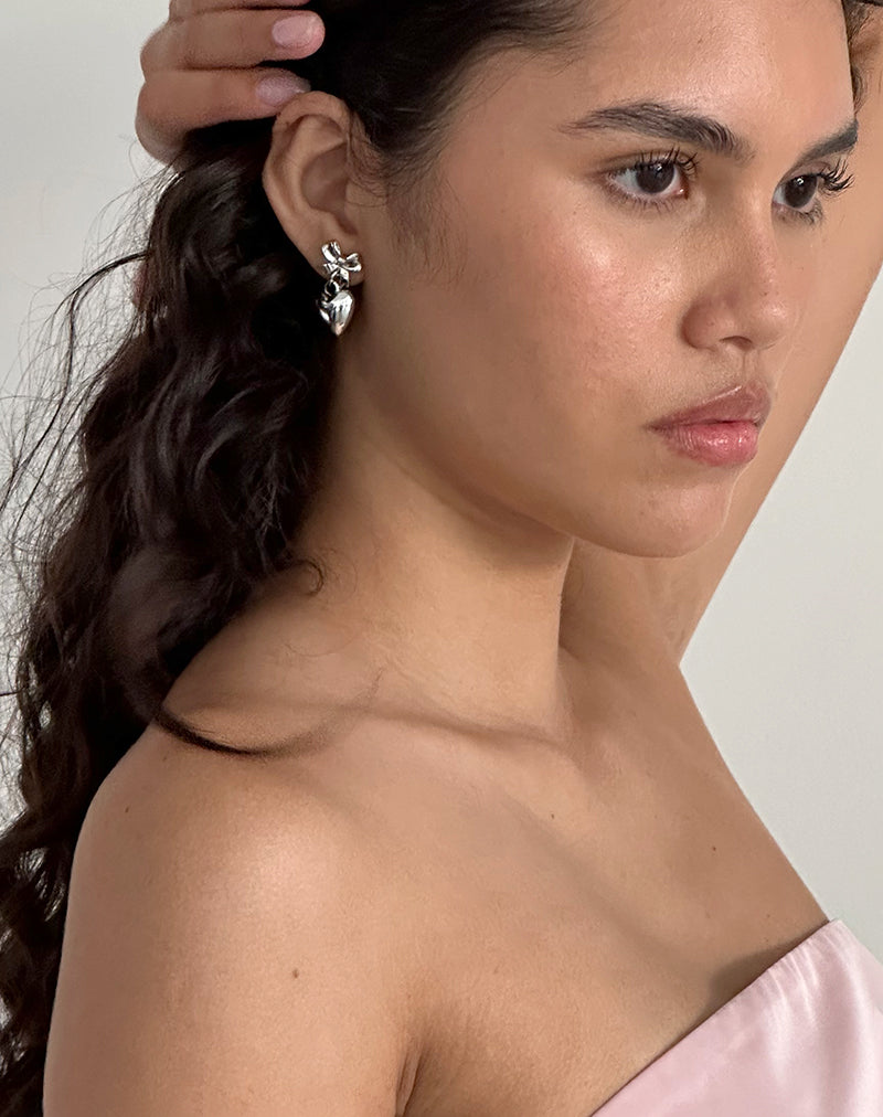 Penelope Bow Earrings-Nico Sky