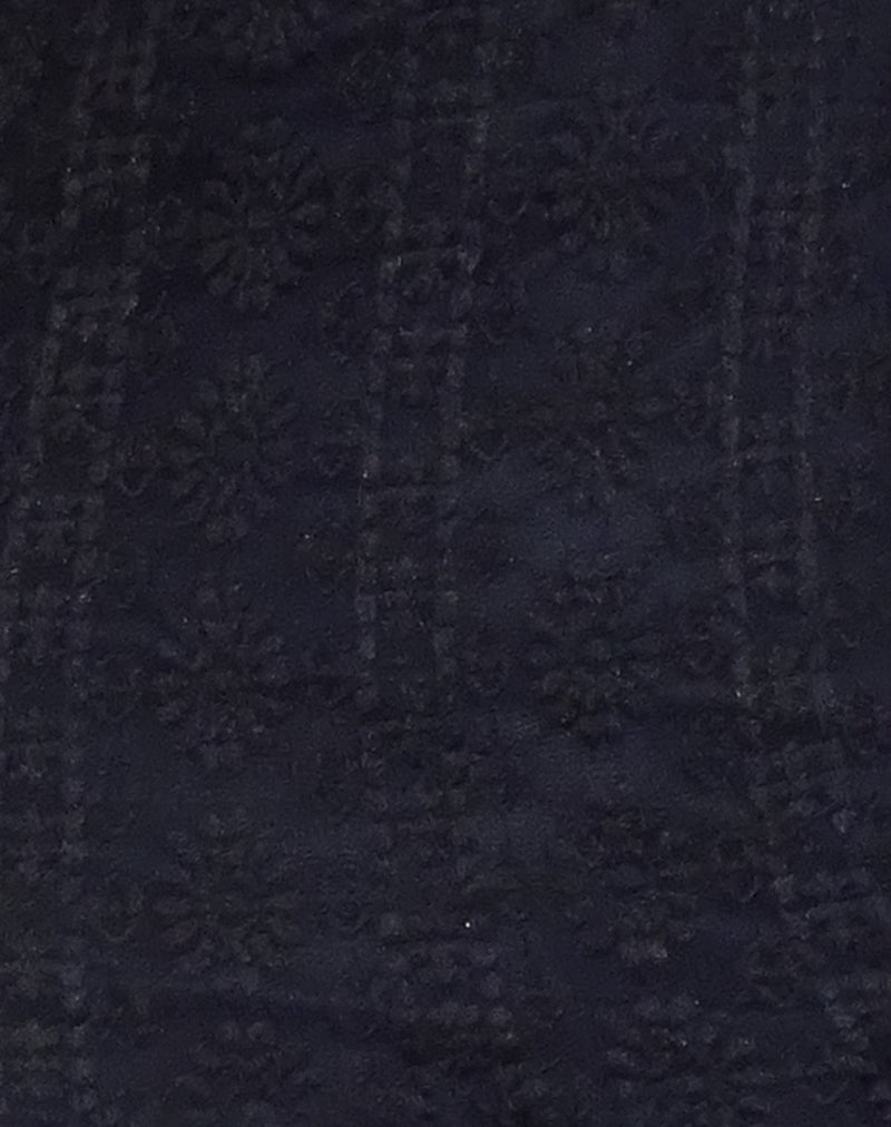 Philippa Maxi Dress in Black Regal Lace-Nico Sky