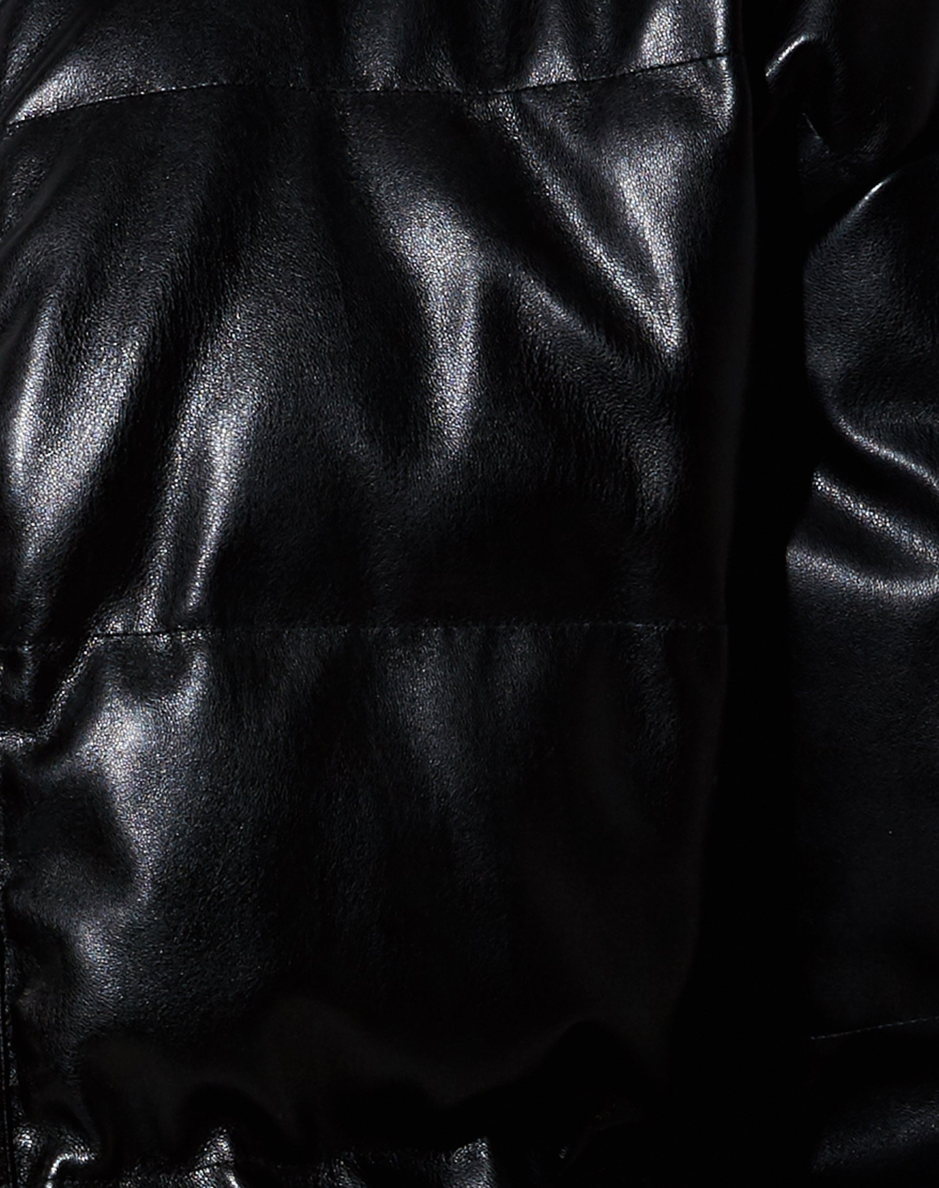 Puffa Puffer Jacket in PU Black-Nico Sky